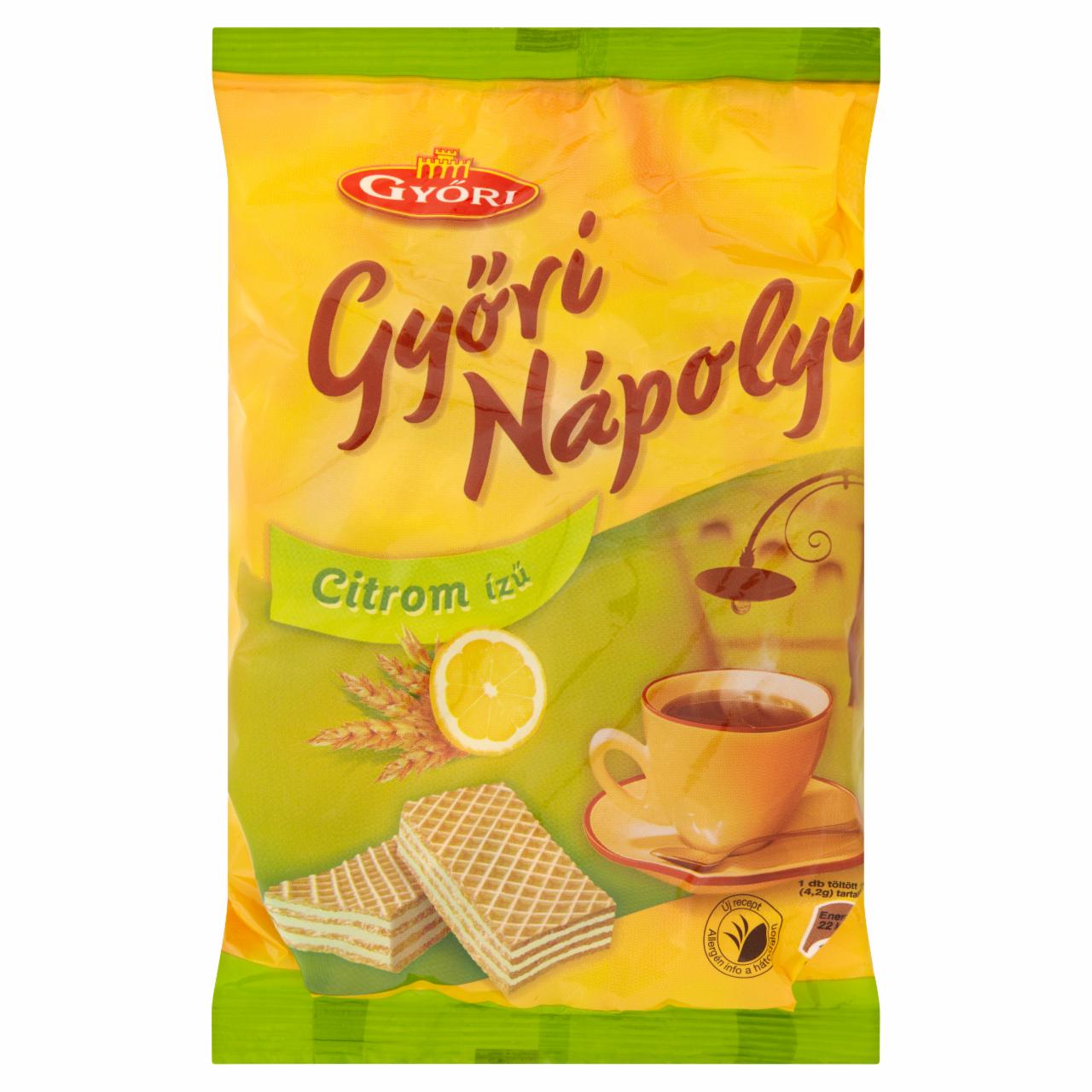 Képek - Győri Nápolyi citromízű krémmel töltött ostya 180 g