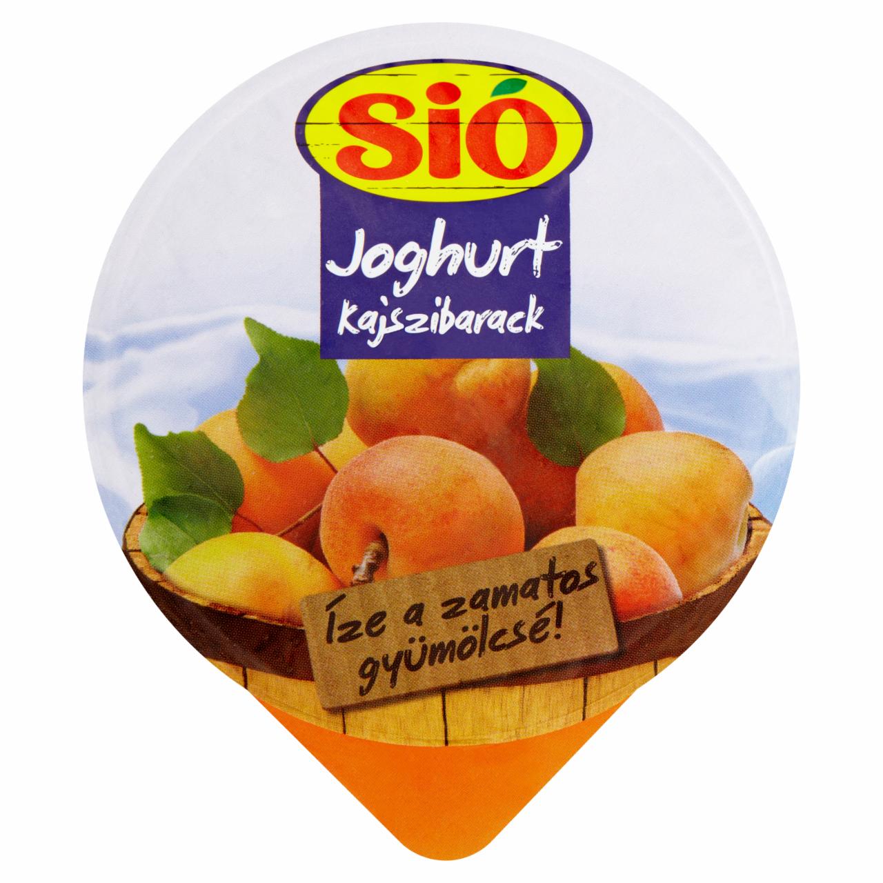 Képek - Sió kajszibarackos joghurt 345 g