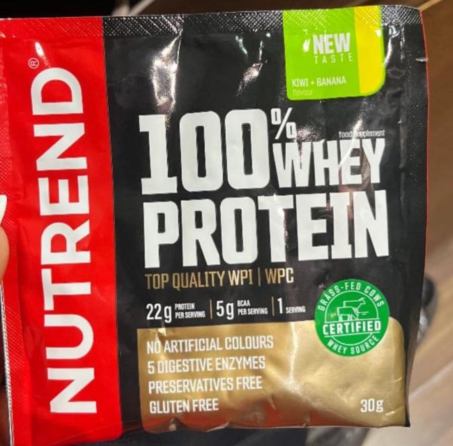 Képek - 100% whey protein Kiwi + banana Nutrend