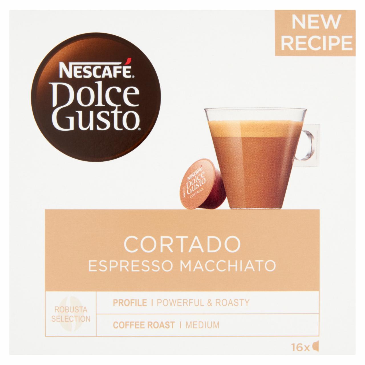 Képek - NESCAFÉ Dolce Gusto Cortado Espresso Macchiato tejes kávékapszula 16 db 100,8 g