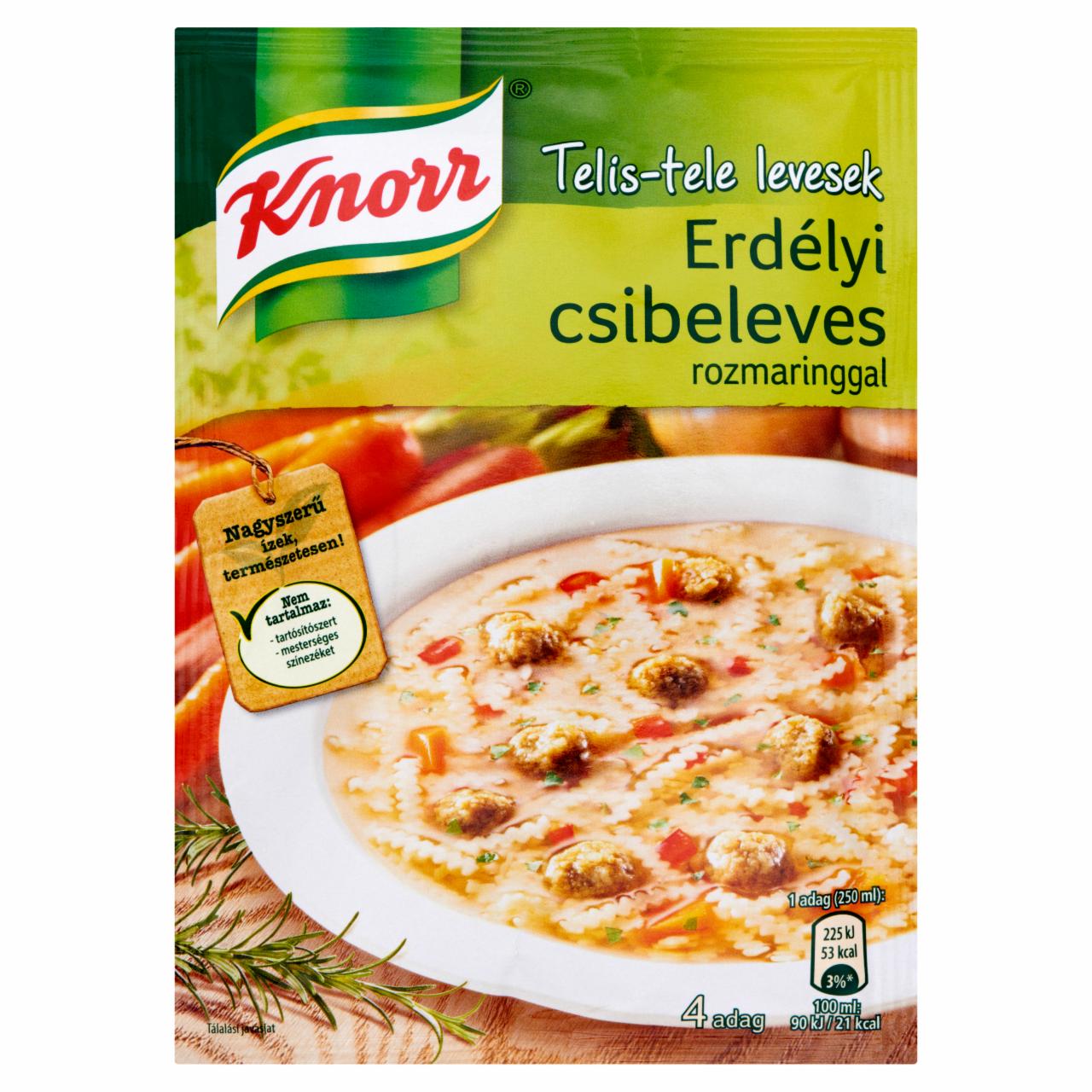 Képek - Knorr Telis-tele levesek erdélyi csibeleves rozmaringgal 60 g