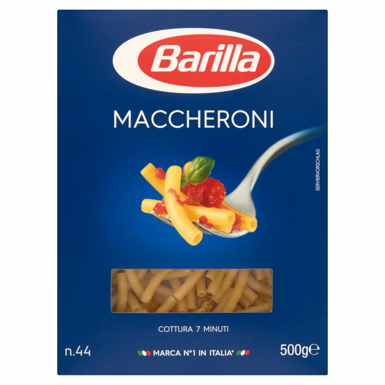 Képek - Barilla Maccheroni apró durum száraztészta 500 g