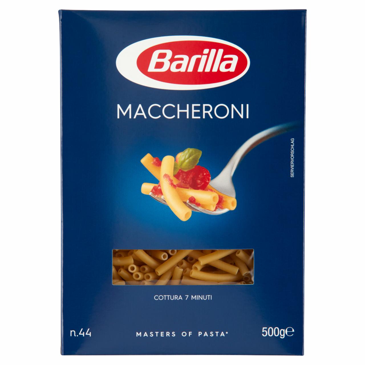 Képek - Barilla Maccheroni apró durum száraztészta 500 g