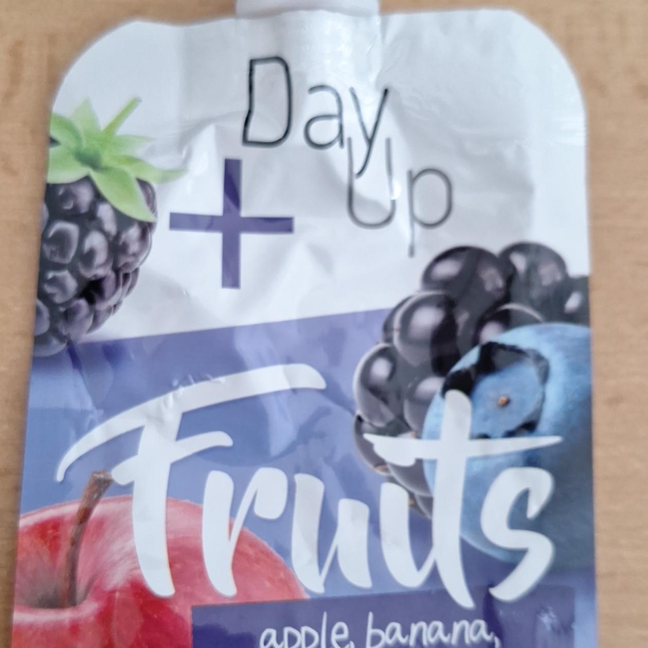 Képek - DayUp + Fruits alma, banán, áfonya, szeder C-vitamin hozzáadásával 100 g