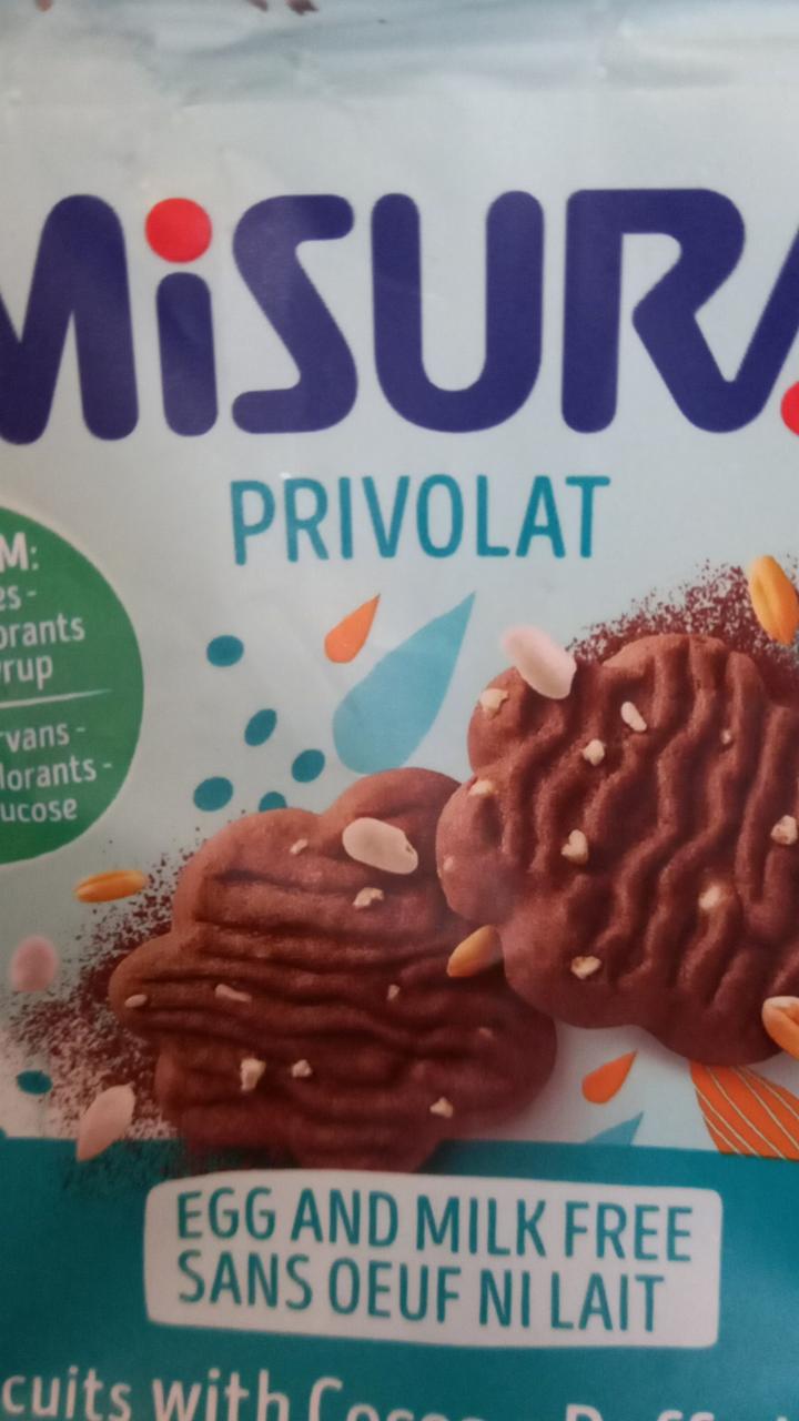 Képek - Misura puffasztott rizses kakaós omlós keksz tej és tojás nélkül 120 g