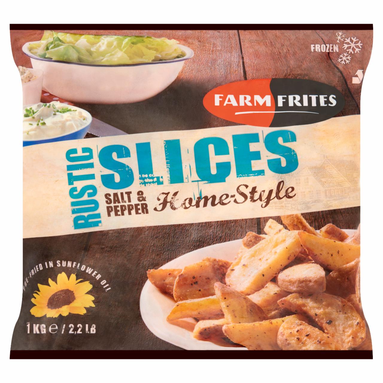 Képek - Farm Frites Home-Style elősütött, gyorsfagyasztott, félkész, sós-borsos burgonyaszeletek 1 kg