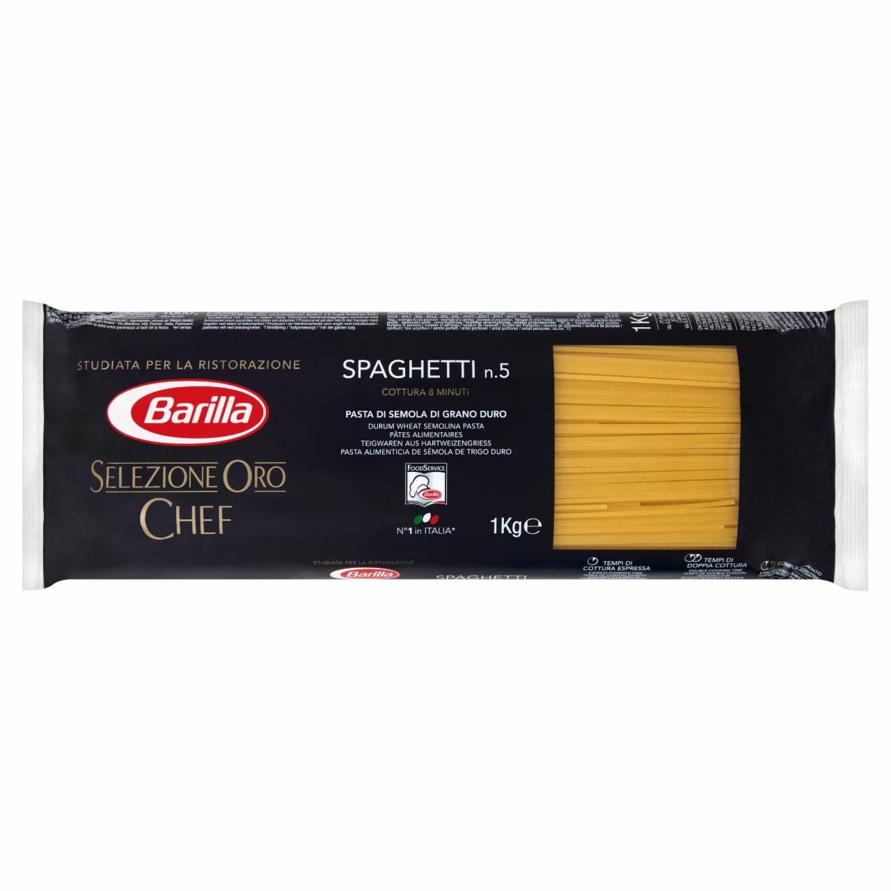 Képek - Barilla Selezione Oro Chef Spaghetti szálas durum száraztészta 1000 g