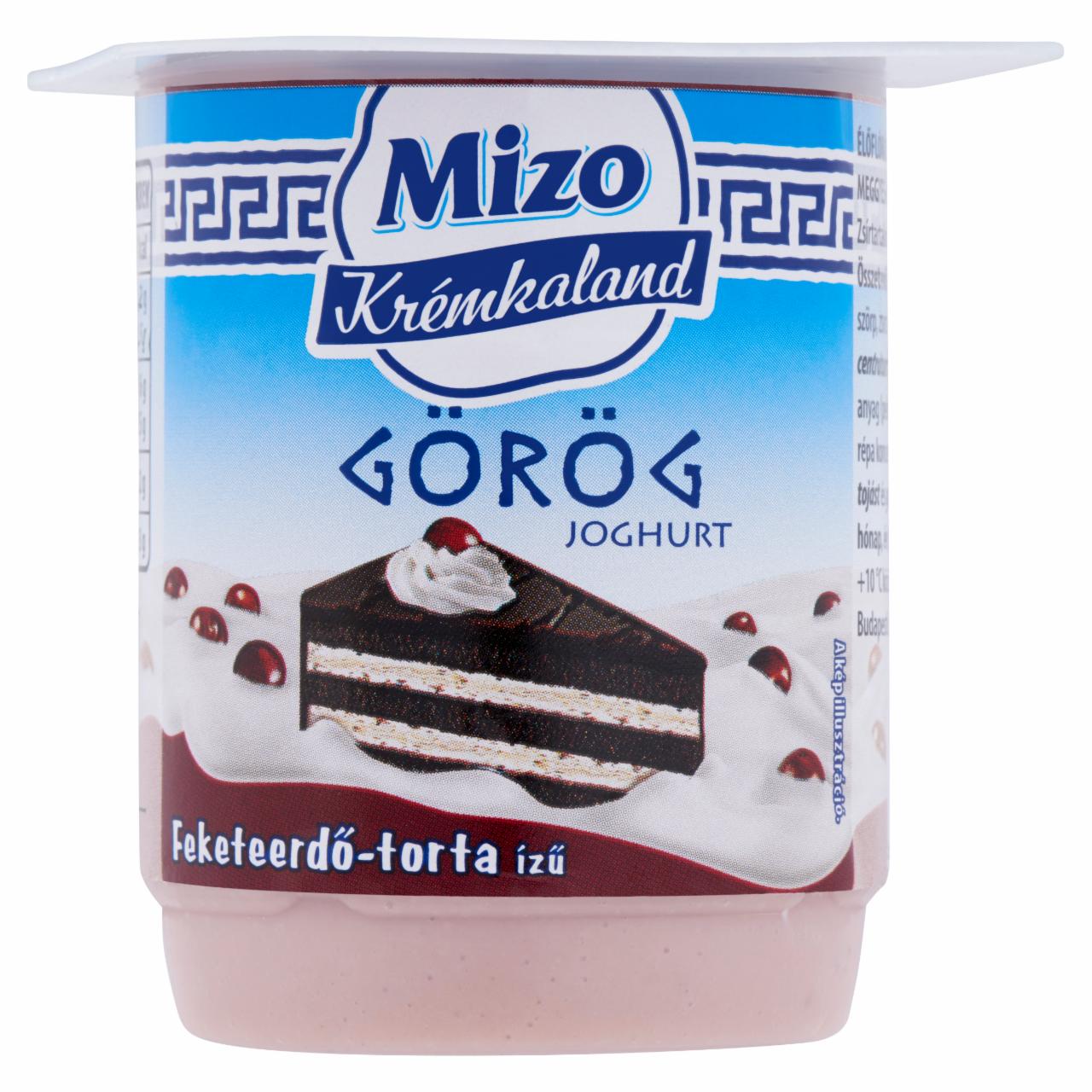 Képek - Mizo Krémkaland élőflórás feketeerdő-torta ízű meggyes-kakaós görög joghurt 125 g