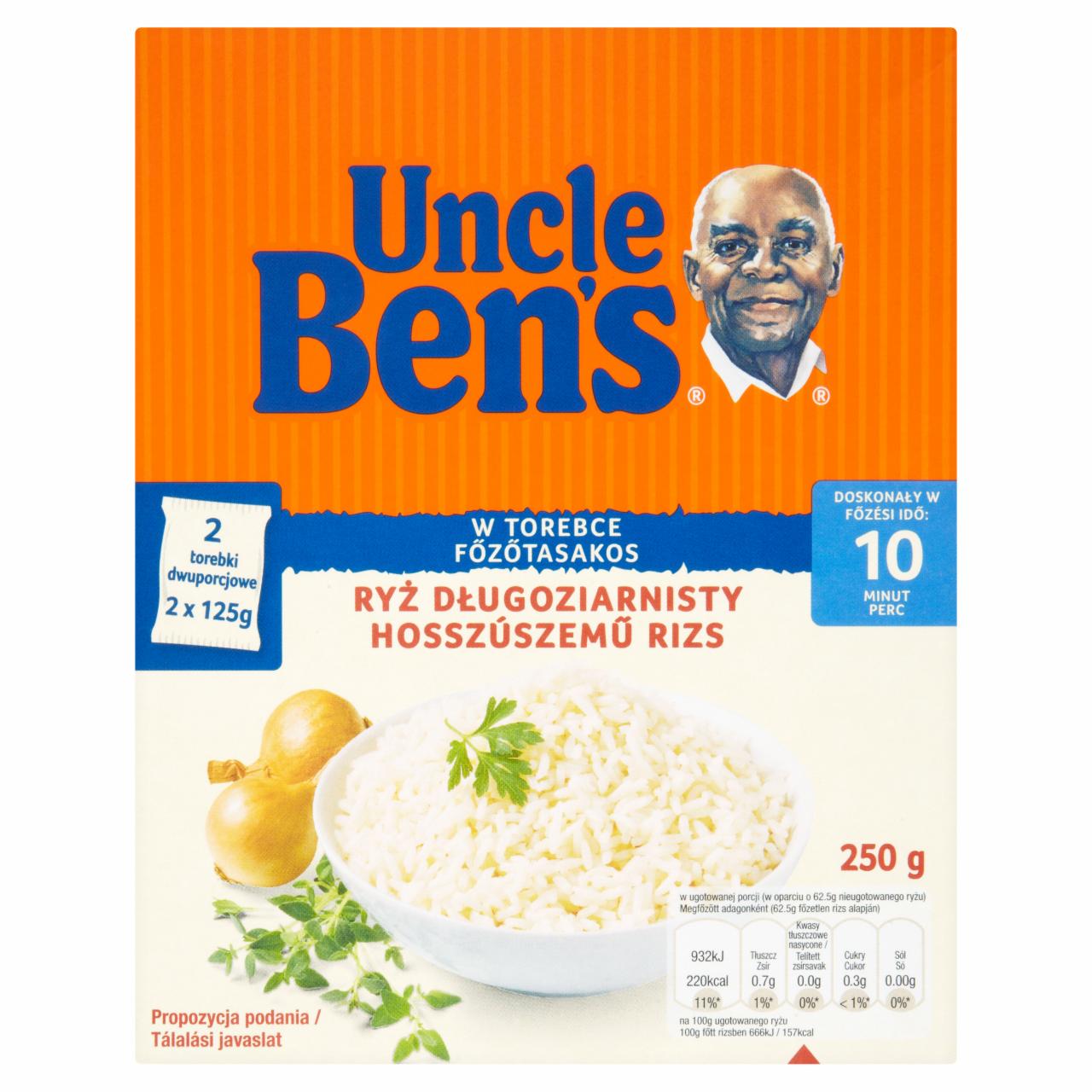 Képek - Uncle Ben's főzőtasakos hosszúszemű rizs 250 g