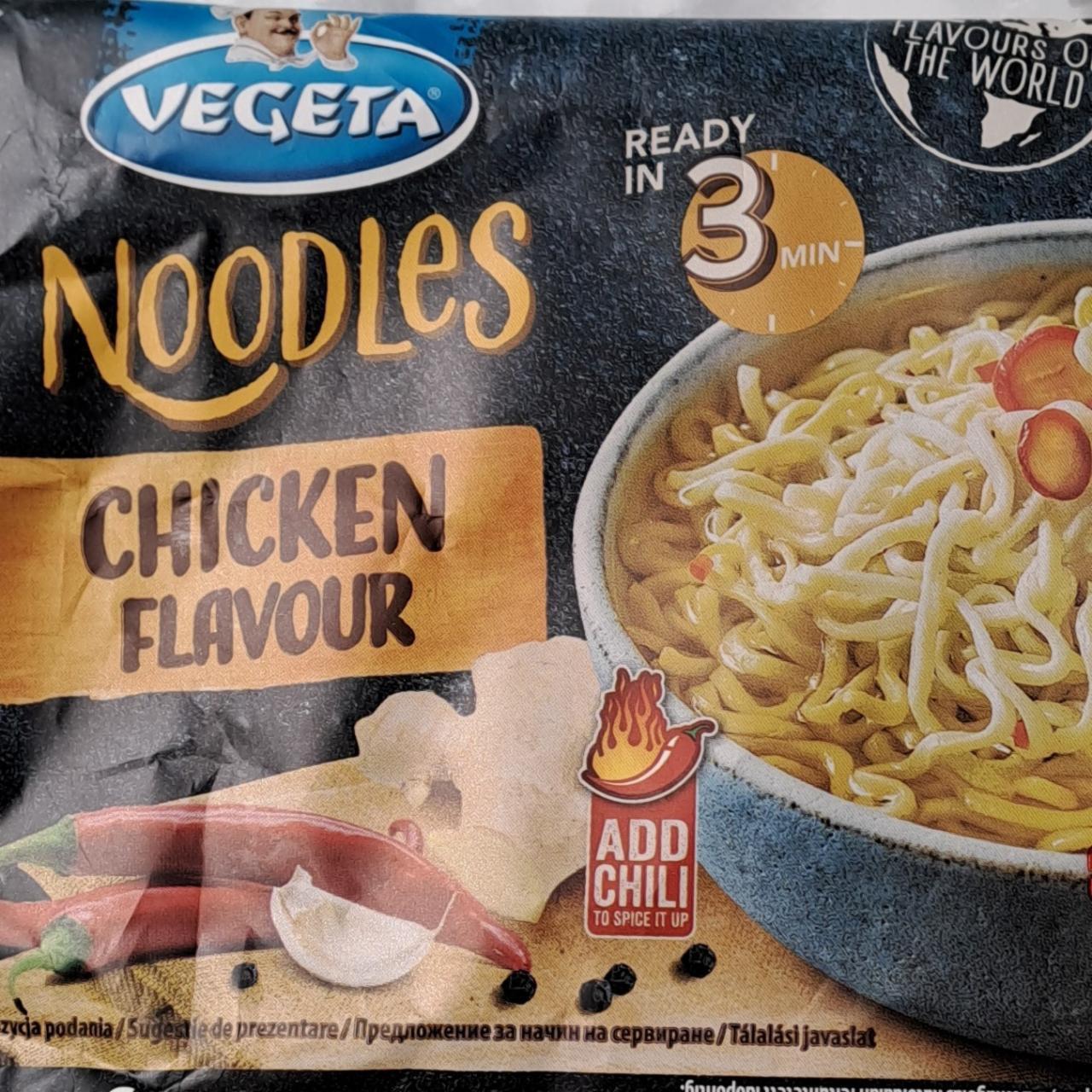 Képek - Noodles csirkehús ízű instant tészta Vegeta