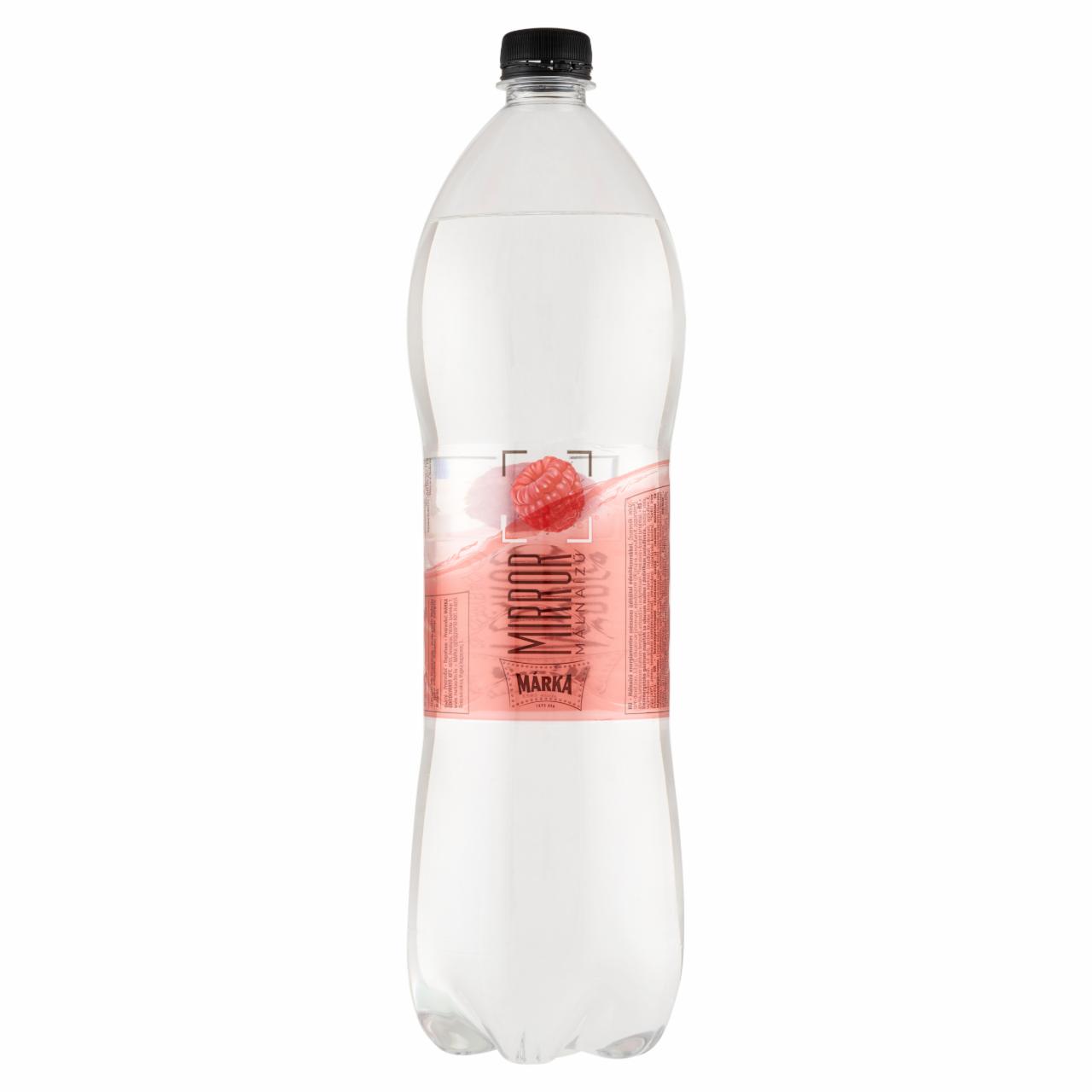 Képek - Márka Mirror málnaízű energiamentes szénsavas üdítőital édesítőszerekkel 1,5 l