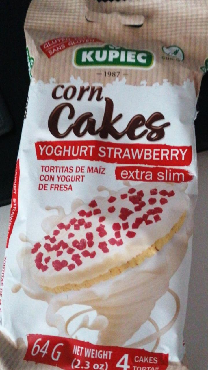 Képek - Yoghurt strawberry corn cakes Kupiec