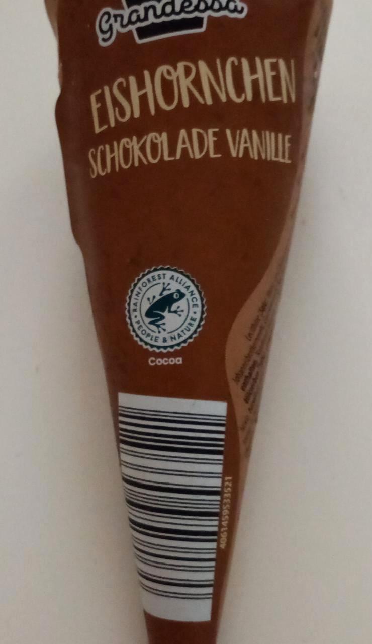 Képek - Csokoládé- és Bourbon vanília ízű jégkrém kakaós bevonattal Grandessa