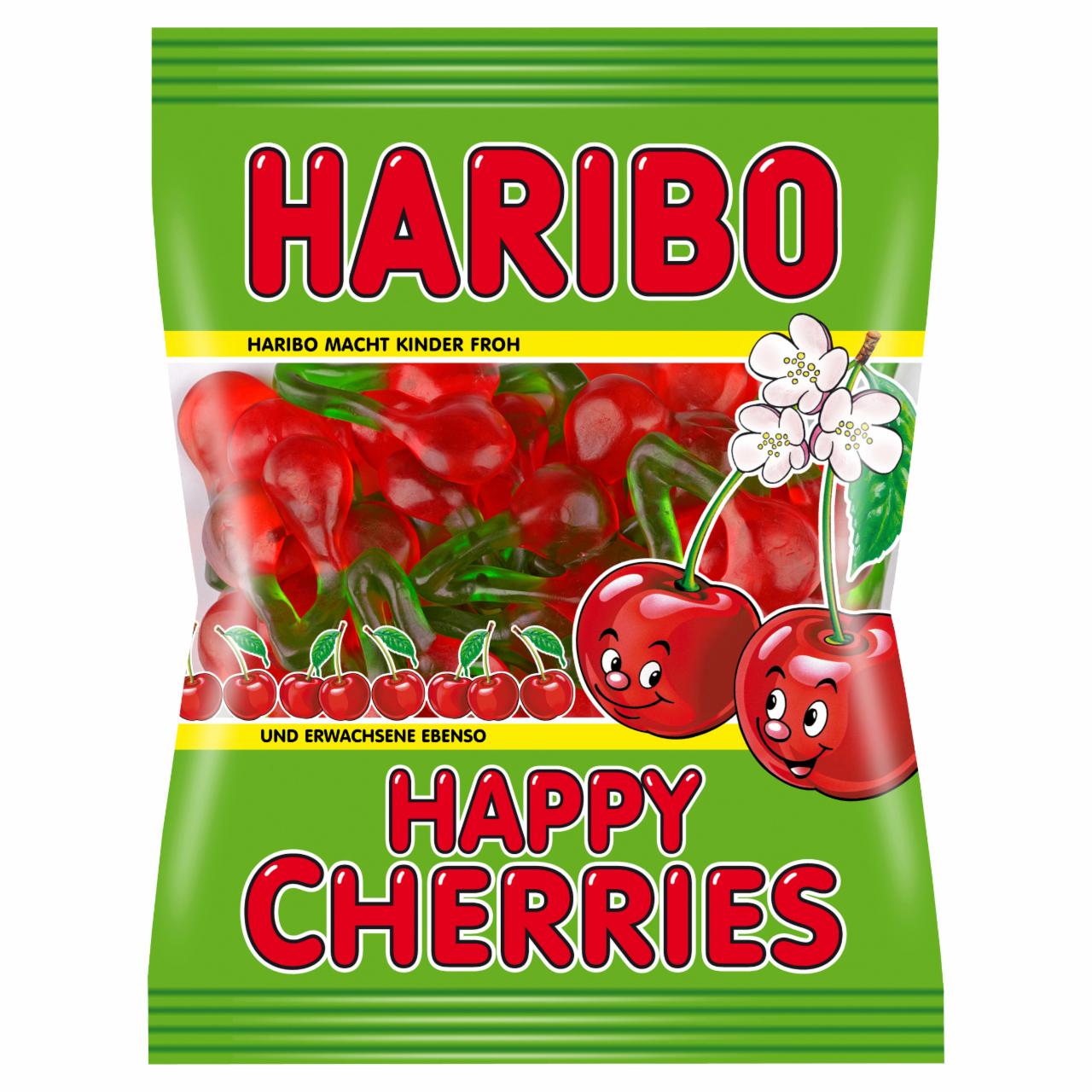 Képek - Haribo Happy Cherries gyümölcsízű gumicukorka 225 g