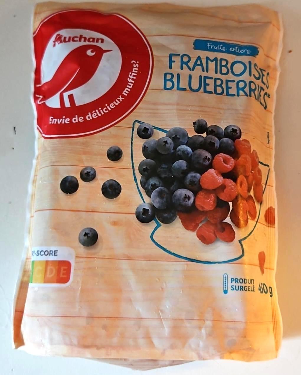 Képek - Framboises blueberries Auchan