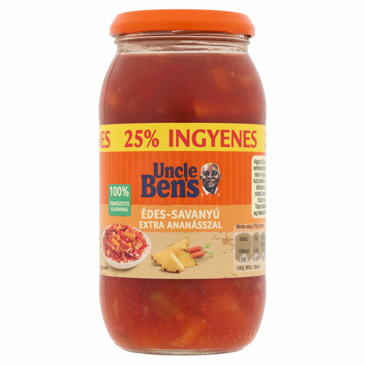 Képek - Uncle Ben's édes-savanyú mártás extra ananásszal 500 g