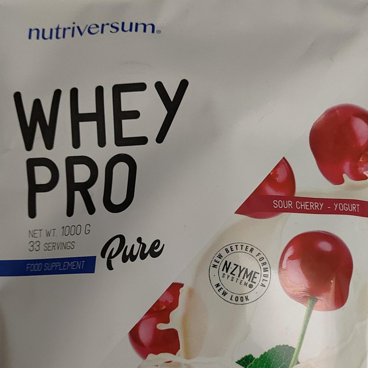 Képek - Whey Pro Sour Cherry - Yogurt Nutriversum