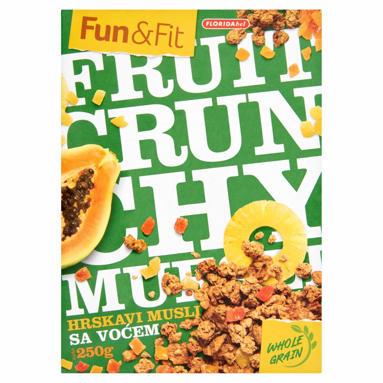 Képek - Fun&Fit Crunchy gyümölcsös müzli 250 g