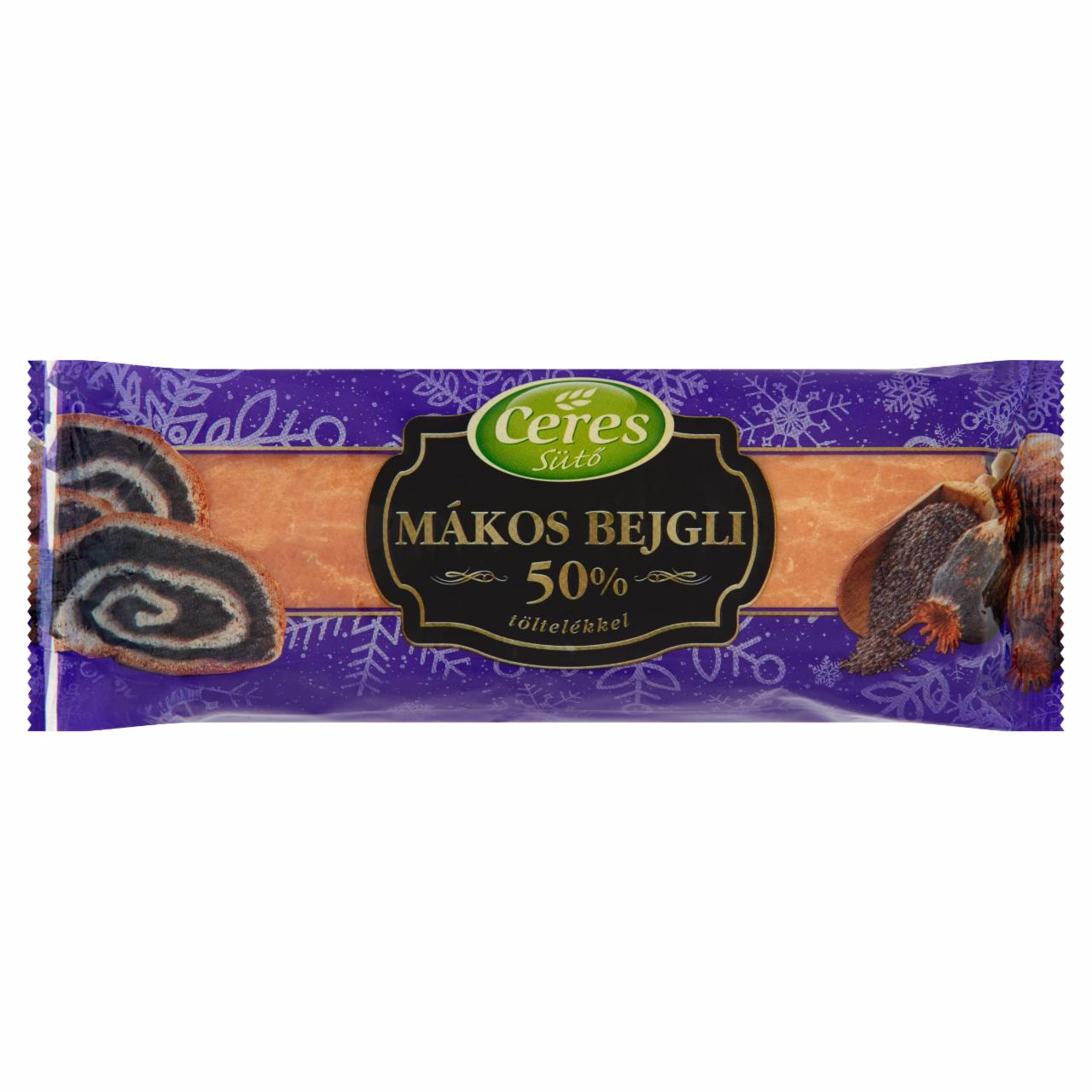 Képek - Ceres mákos bejgli 50% töltelékkel 400 g