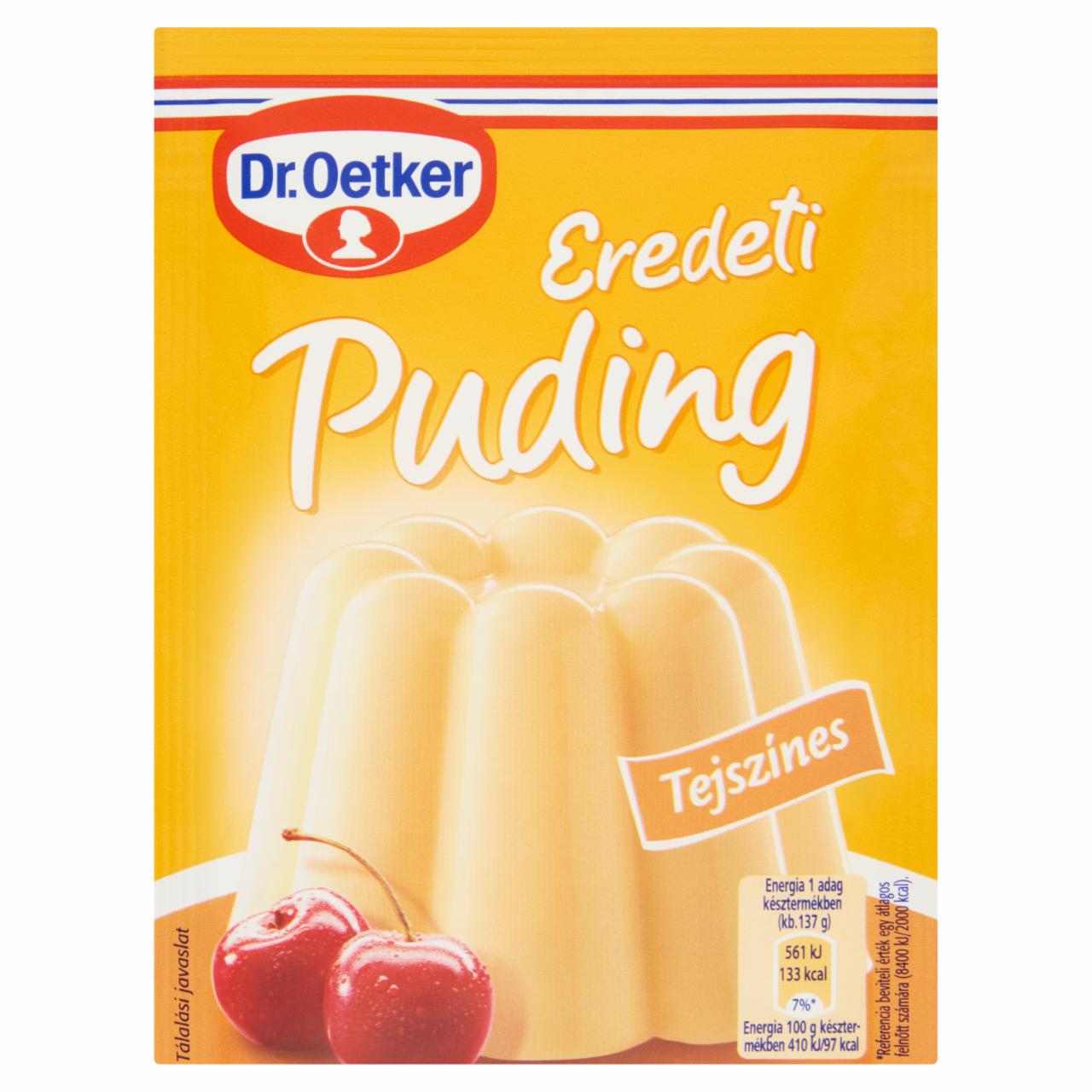 Képek - Dr. Oetker Eredeti Puding tejszínes pudingpor 40 g