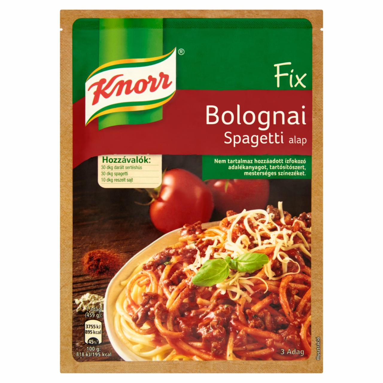 Képek - Knorr bolognai spagetti alap 59 g