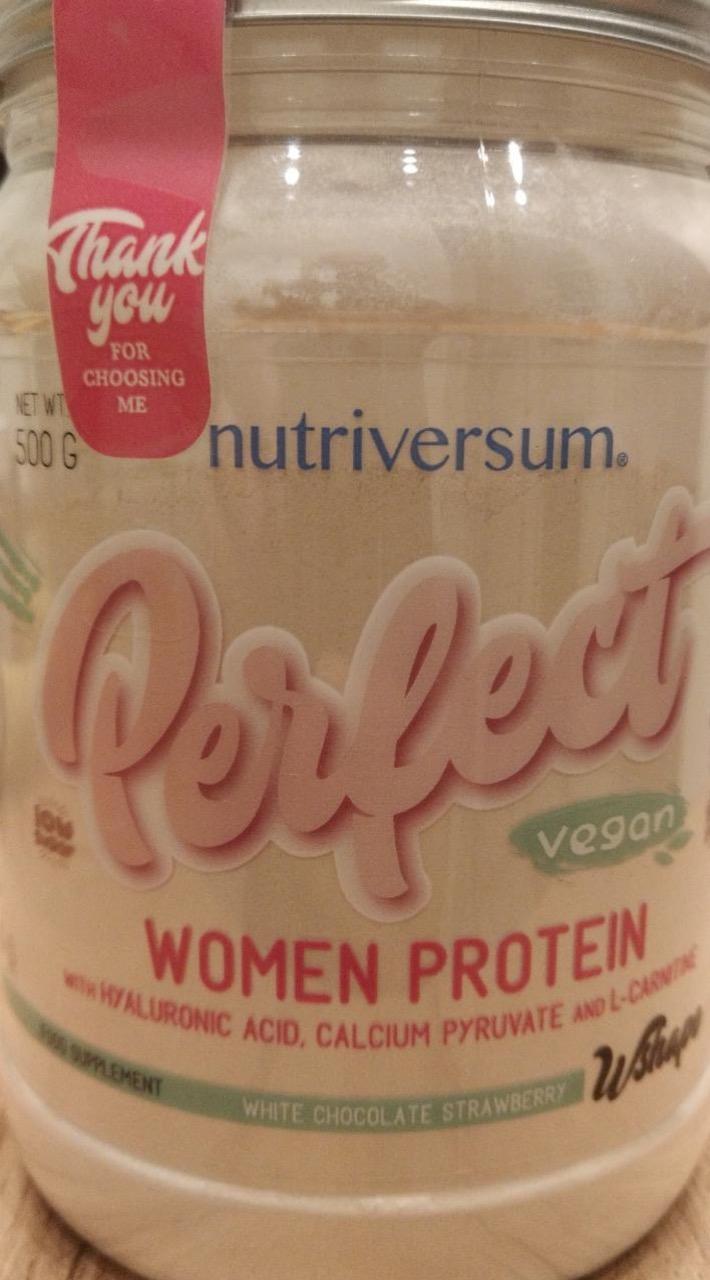 Képek - Perfect Women Protein vegan Chocolate strawberry Nutriversum