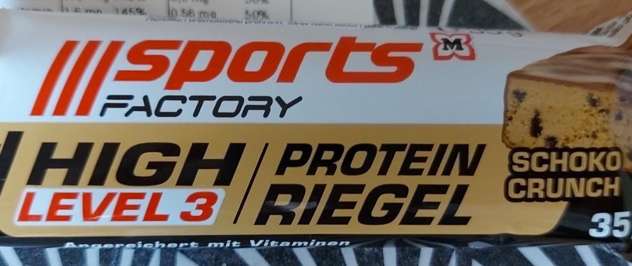Képek - Protein riegel Schoko crunch Sports factory