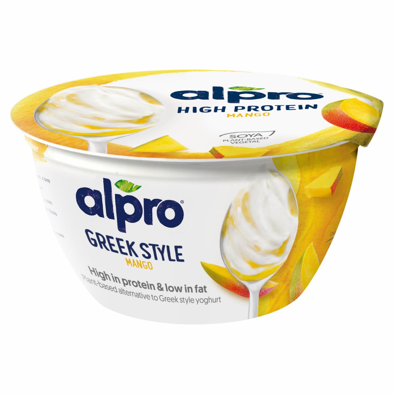 Képek - Alpro Greek Style fermentált mangós szójakészítmény joghurt kultúrával 150 g