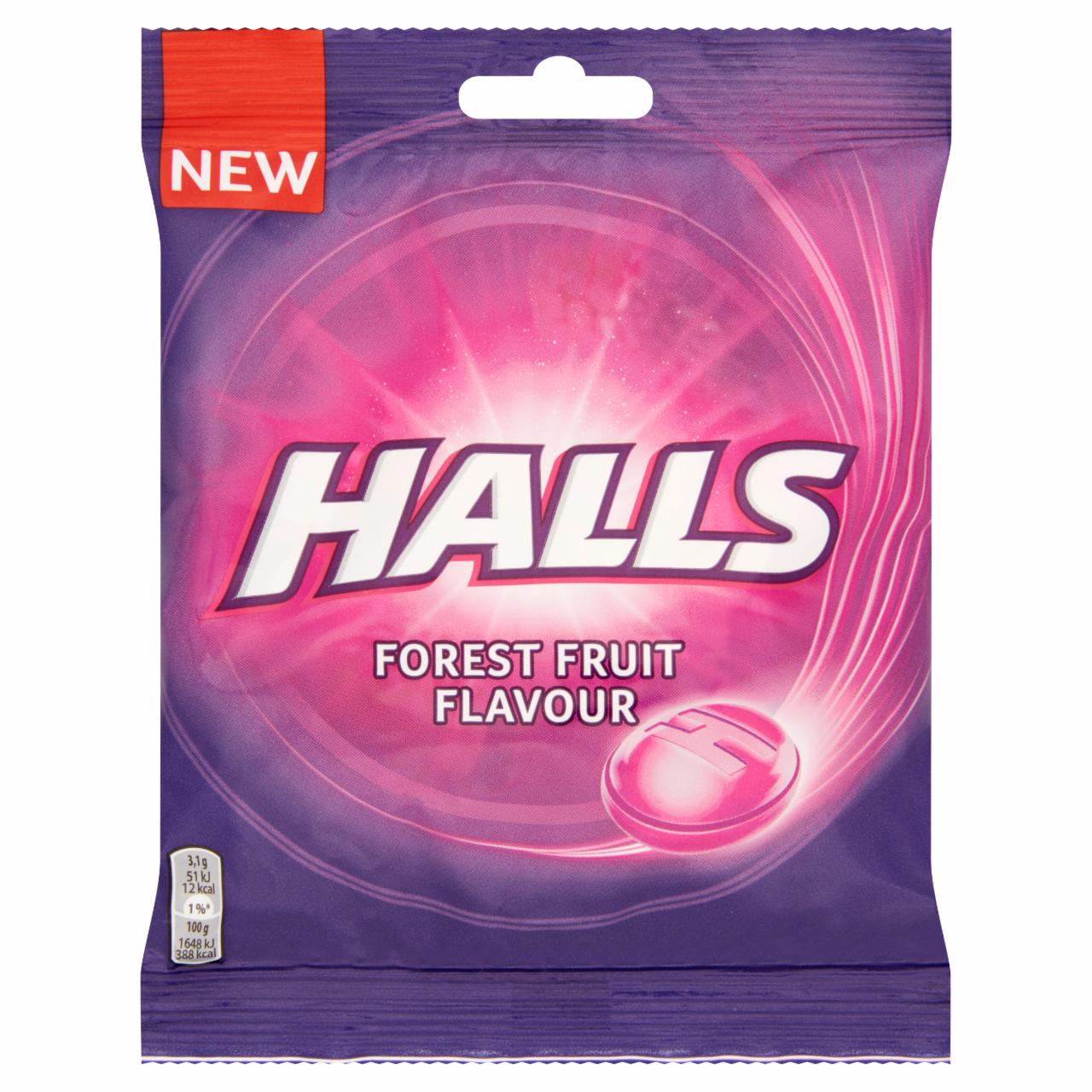 Képek - Halls erdei gyümölcs ízű töltetlen keménycukorka 65 g