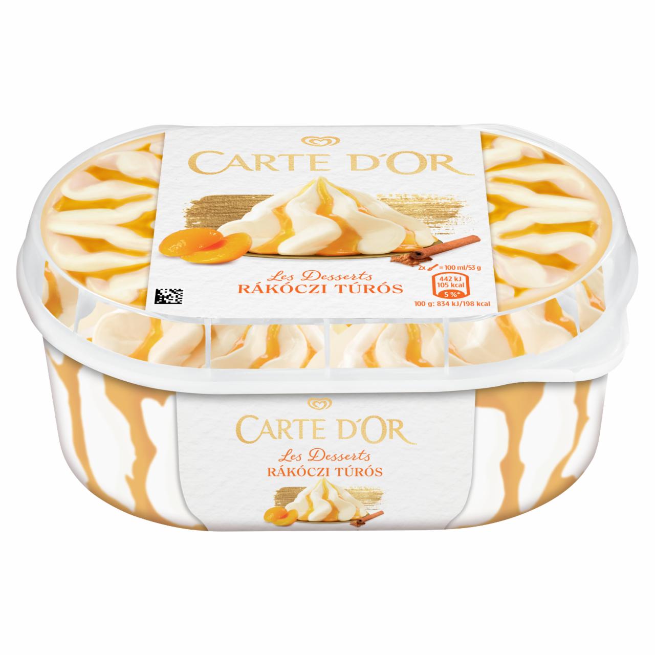 Képek - Carte D'Or Rákóczi Túrós Jégkrém 900 ml