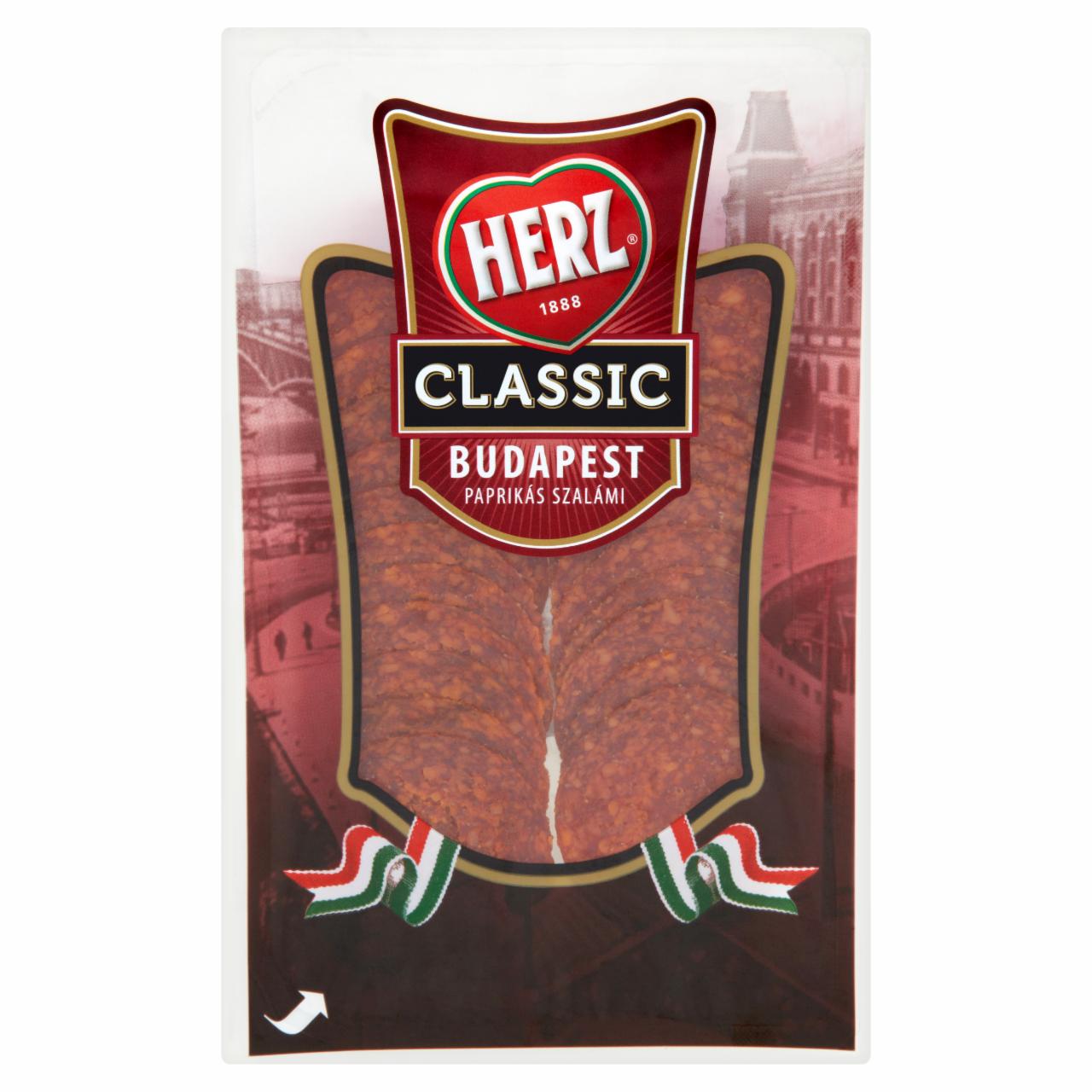 Képek - HERZ Classic Budapest paprikás szalámi szeletelt 70 g