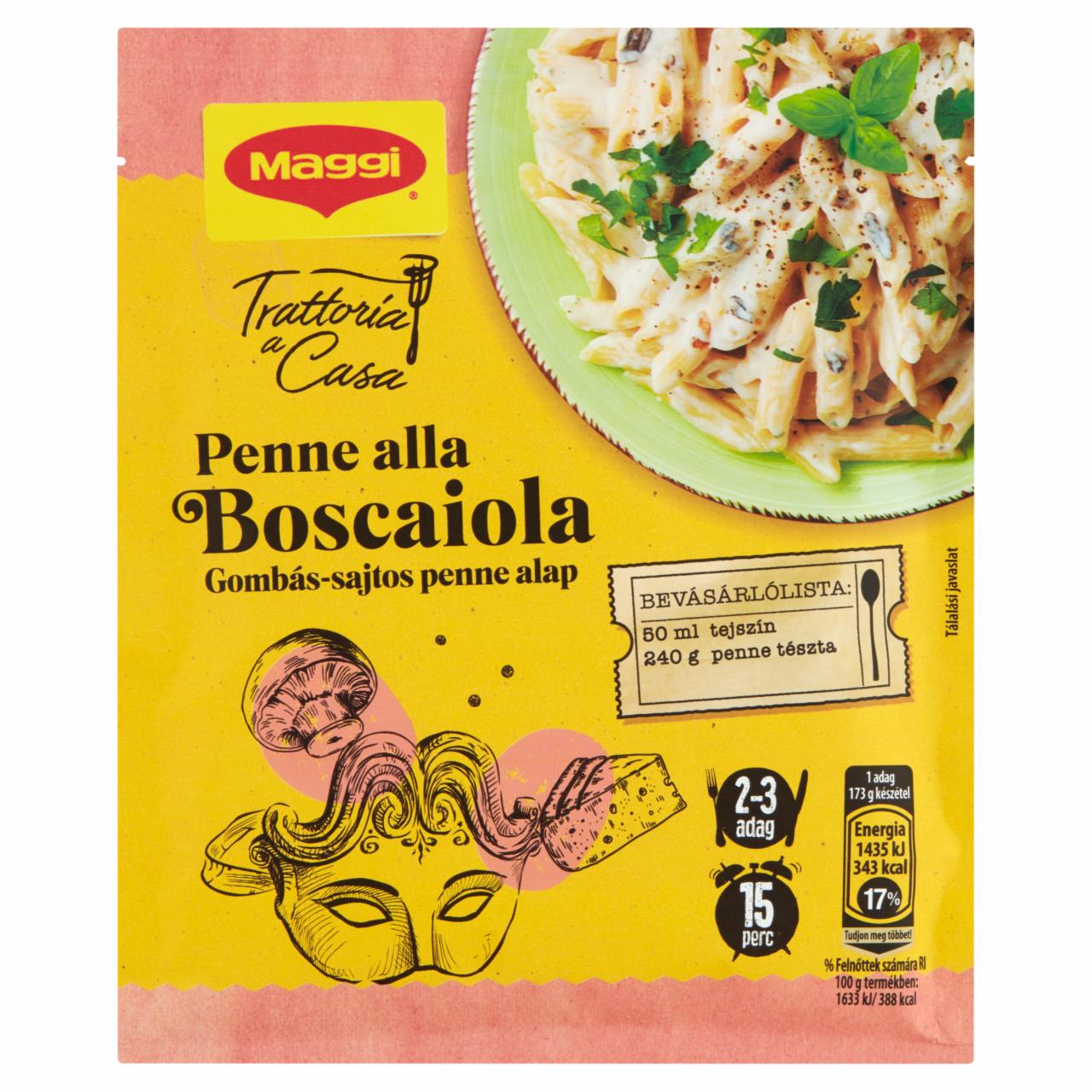 Képek - Maggi Trattoria a Casa Gombás-sajtos penne alap 29 g