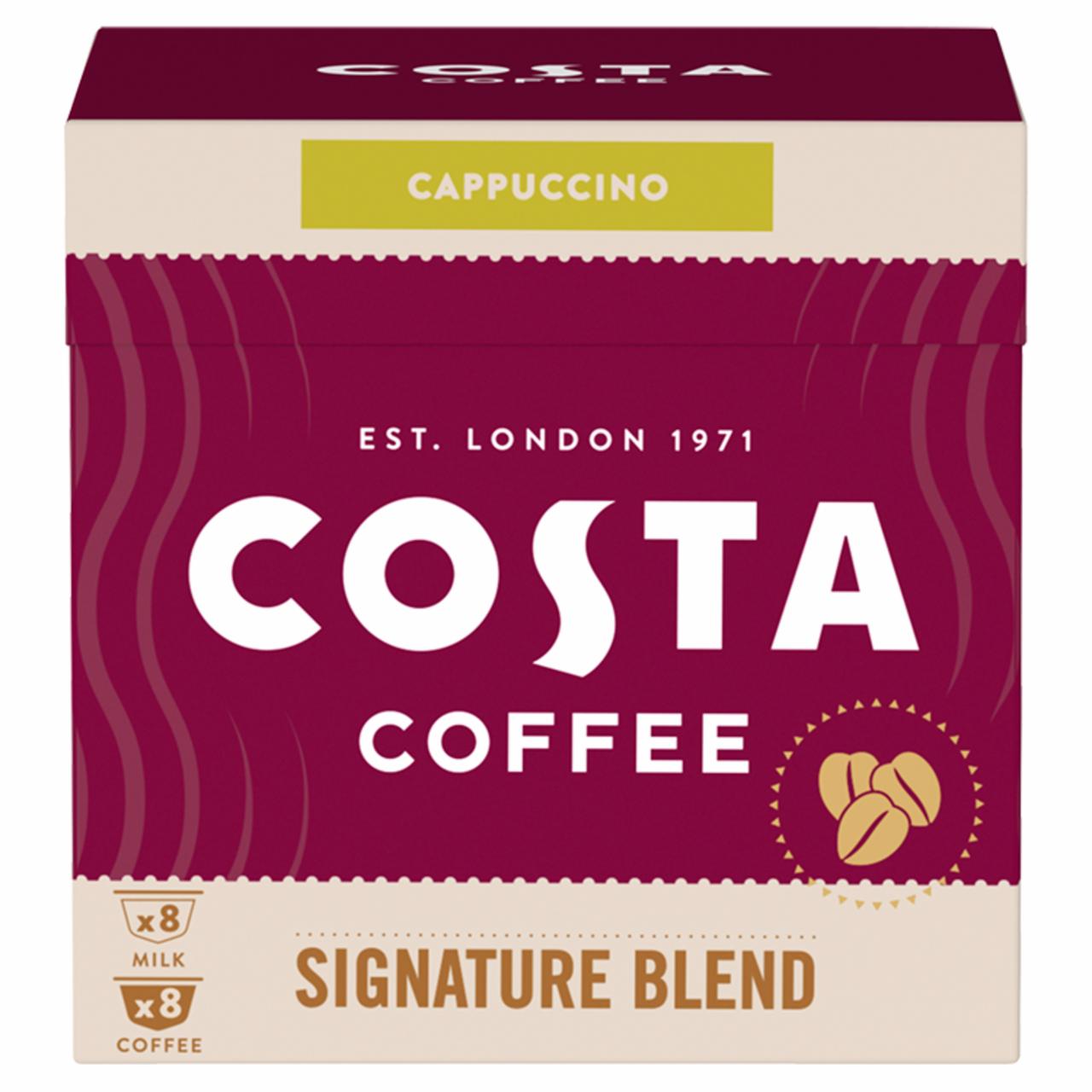 Képek - Costa Coffee Signature Blend Cappuccino tej- és kávékapszula