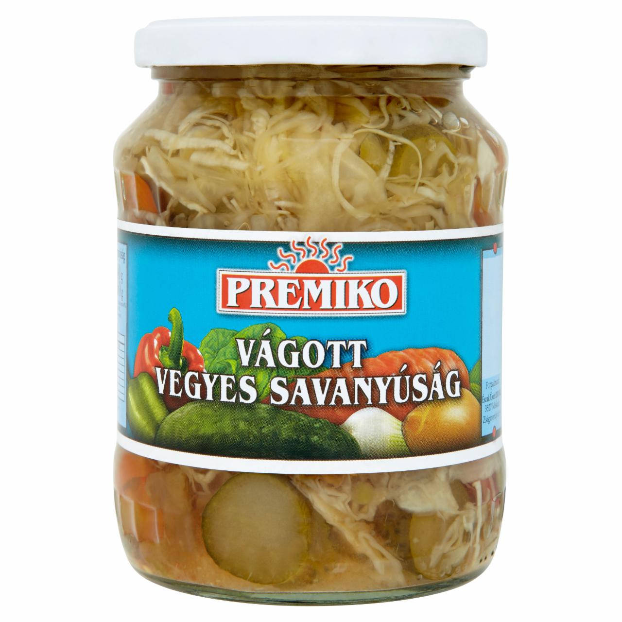 Képek - Premiko vágott vegyes savanyúság 680 g