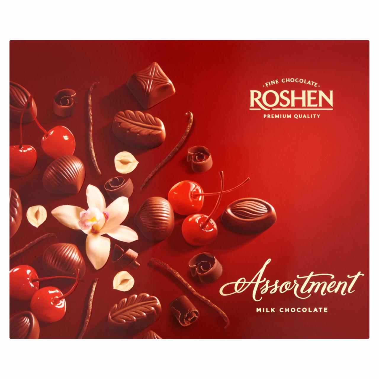 Képek - Roshen Assortment Elegant vegyes töltött csokoládé 145 g