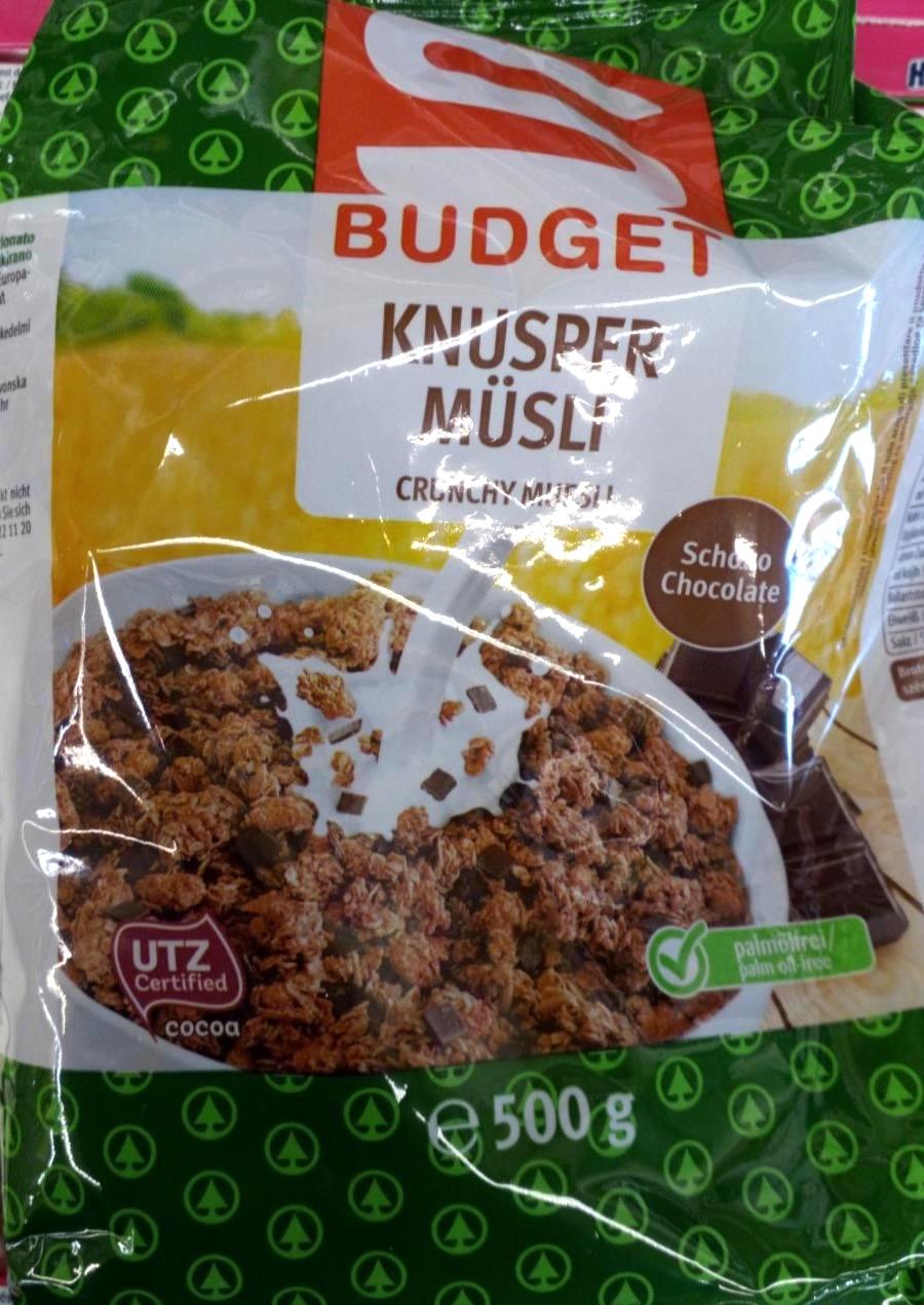 Képek - Knusper müsli crunchy S Budget