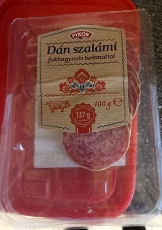 Képek - Dán szalámi fokhagymás bevonattal Pikok