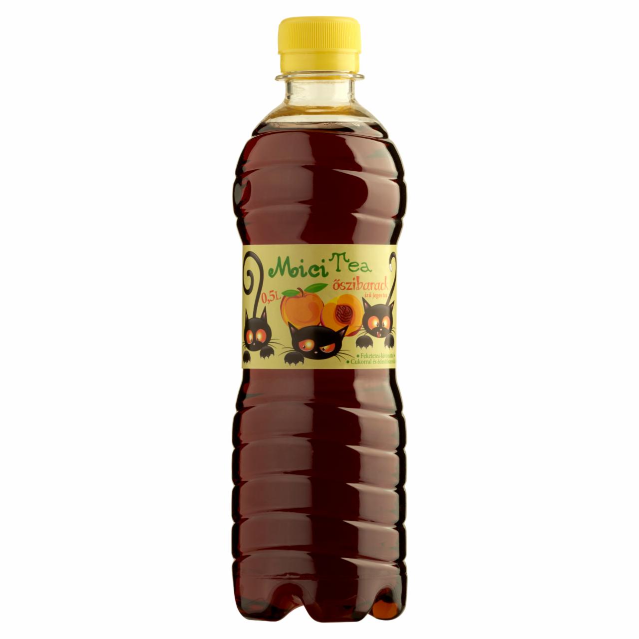 Képek - Mici Tea őszibarack ízű jeges tea cukorral és édesítőszerekkel 0,5 l