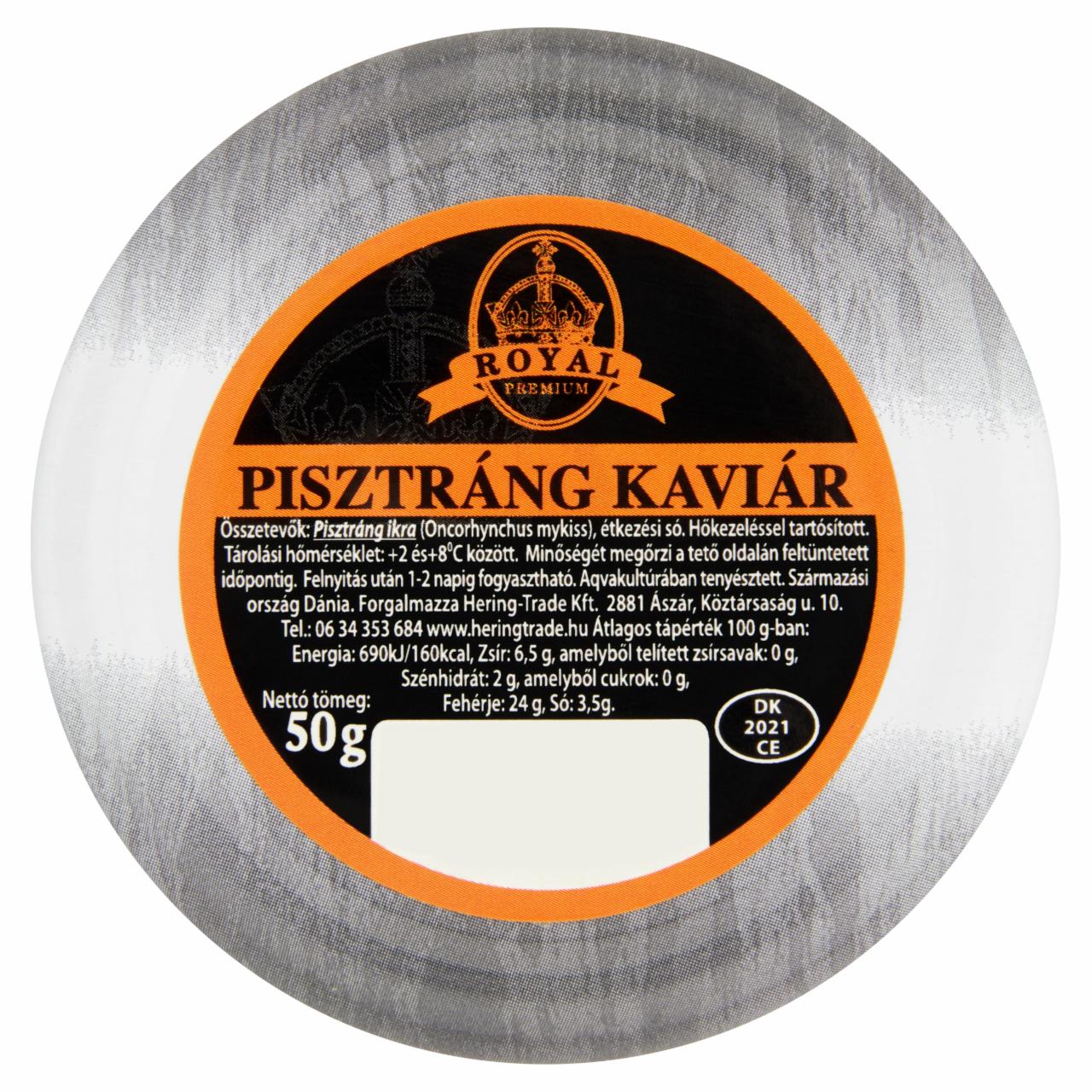 Képek - Royal Premium pisztráng kaviár 50 g