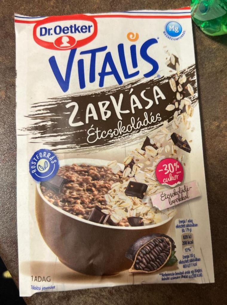 Képek - Vitalis étcsokoládés zabkása Dr.Oetker