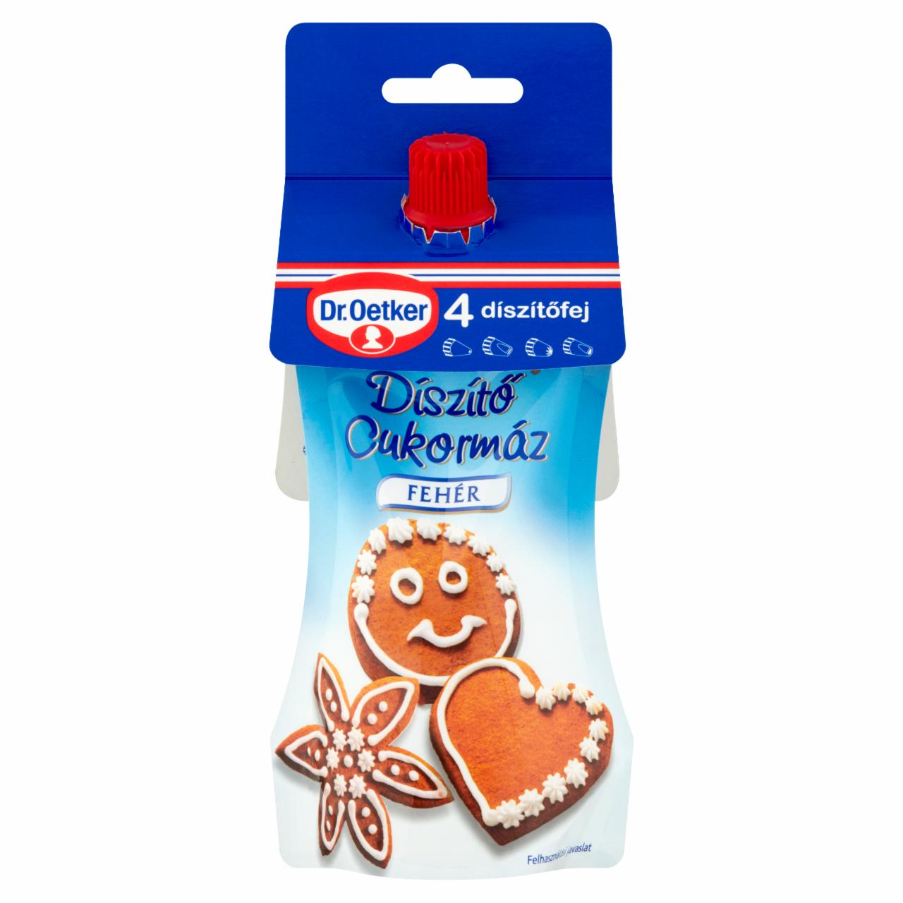 Képek - Dr. Oetker Díszítő cukormáz, fehér 140 g