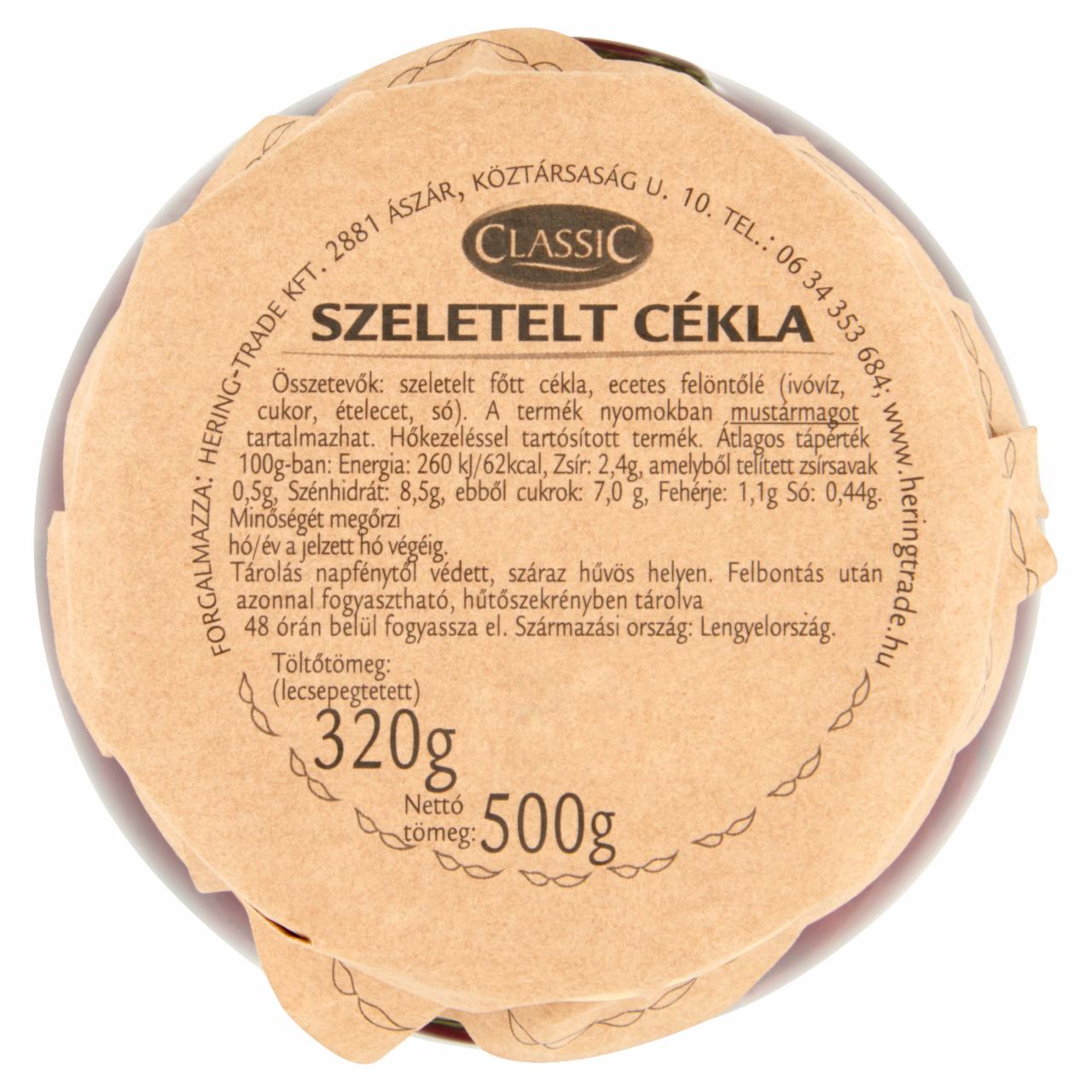 Képek - Classic szeletelt cékla 500 g