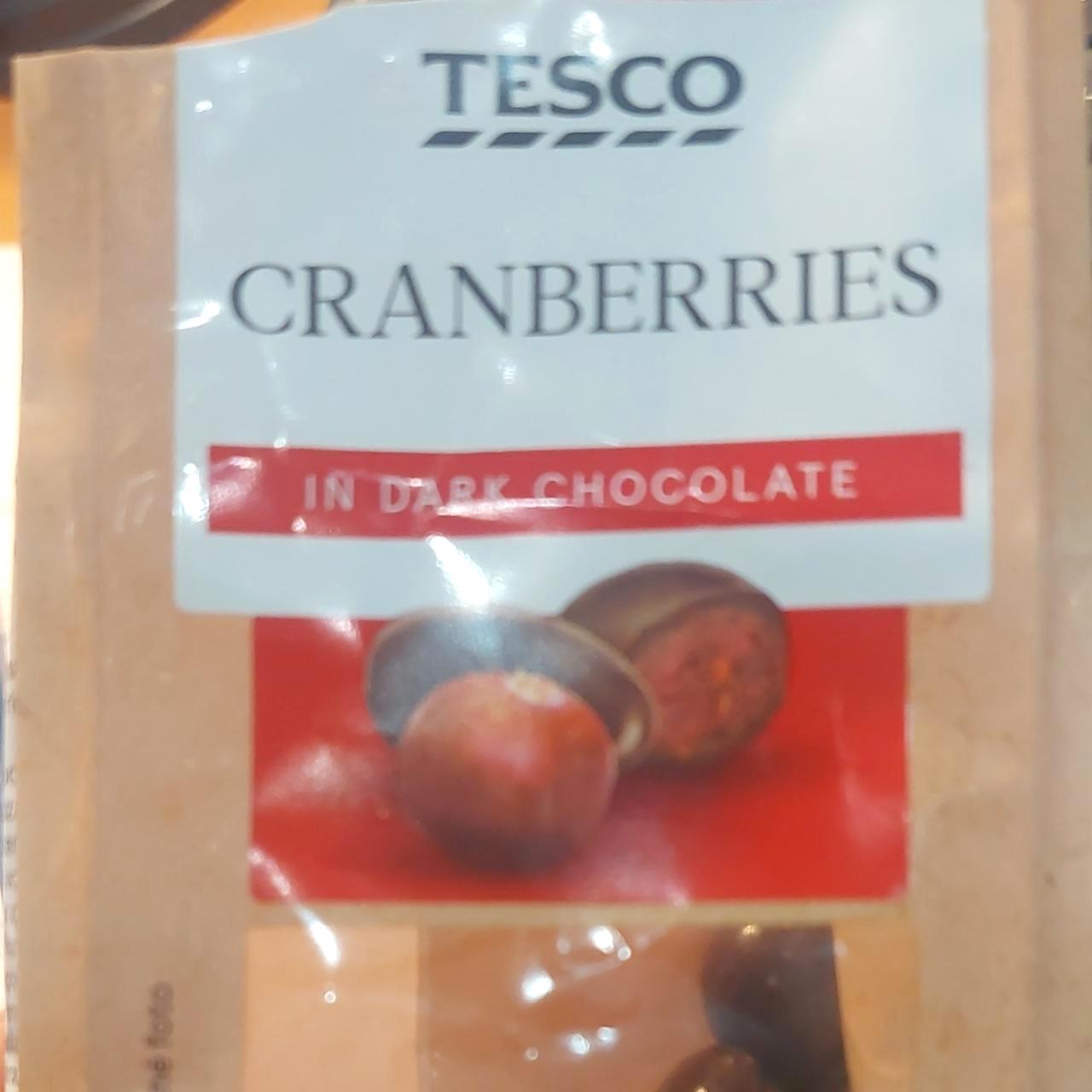 Képek - Cranberries in dark chocolate Tesco