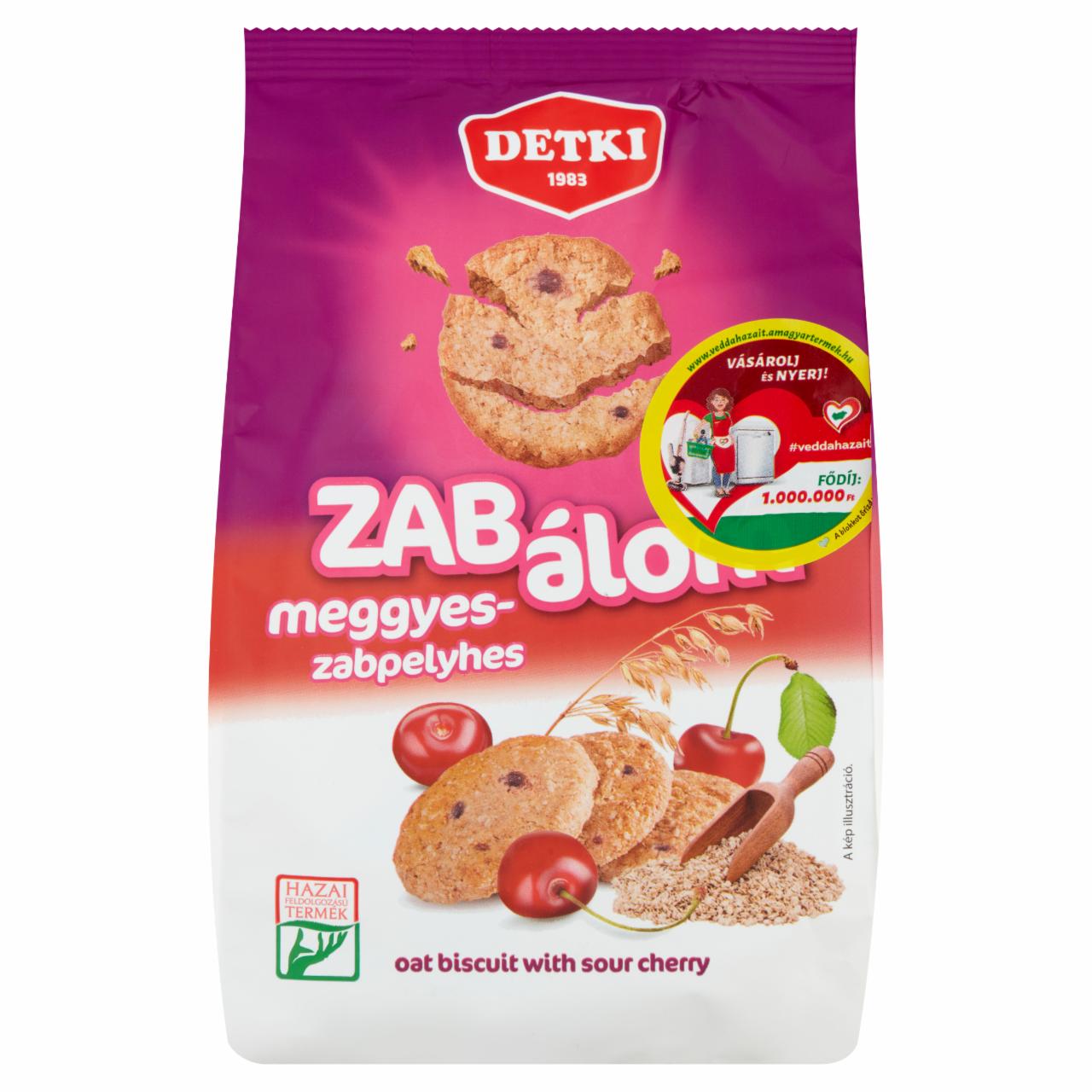 Képek - Detki Zab Álom meggyes-zabpelyhes omlós keksz 180 g