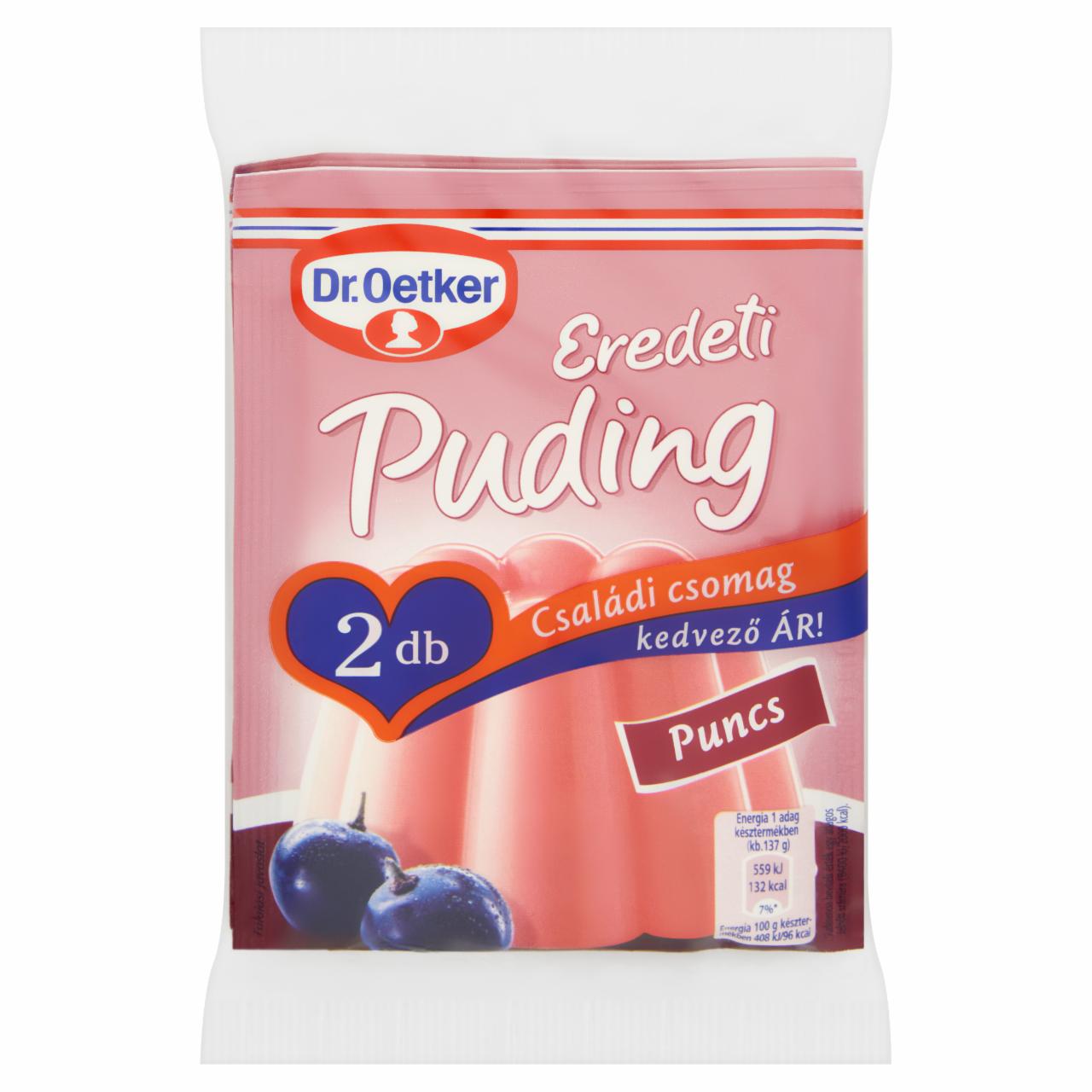 Képek - Dr. Oetker Eredeti Puding puncs pudingpor 2 x 40 g