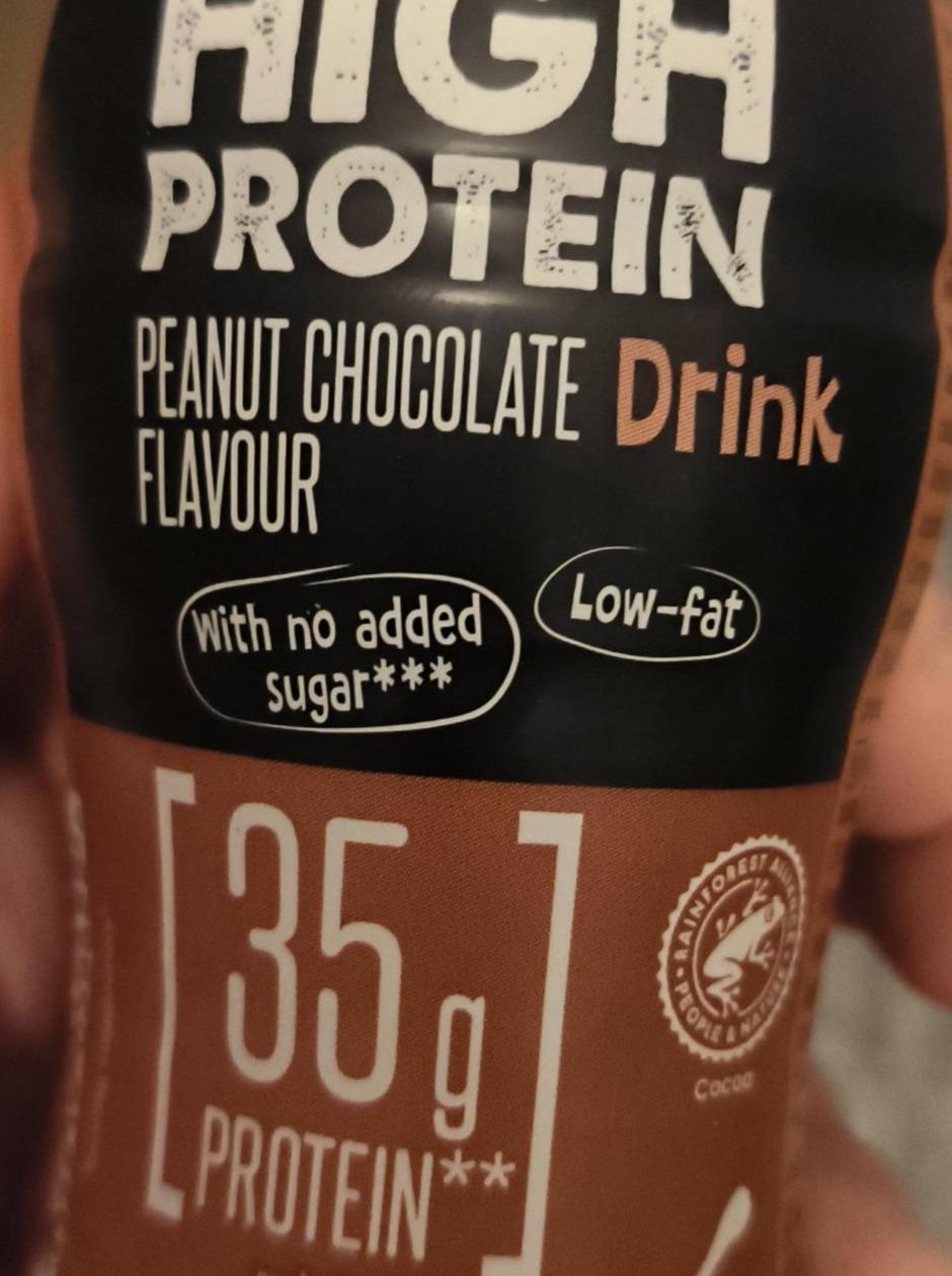 Képek - High protein drink peanut chocolate flavour Milbona