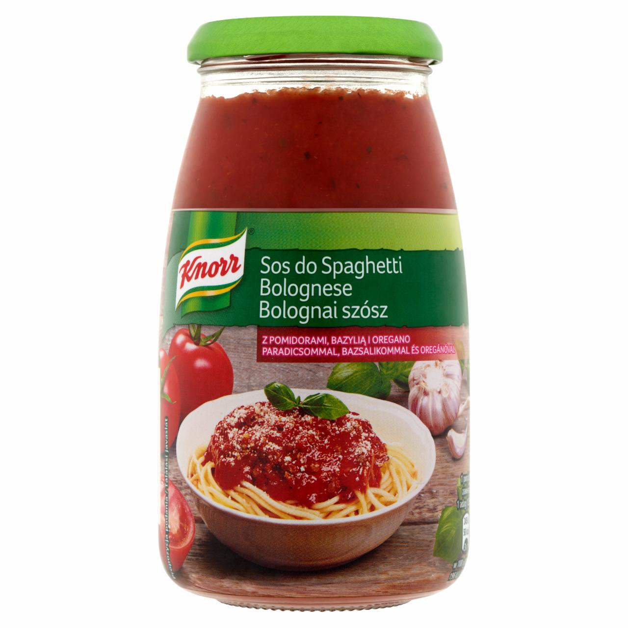 Képek - Knorr bolognai szósz paradicsommal, bazsalikommal és oregánóval 500 g