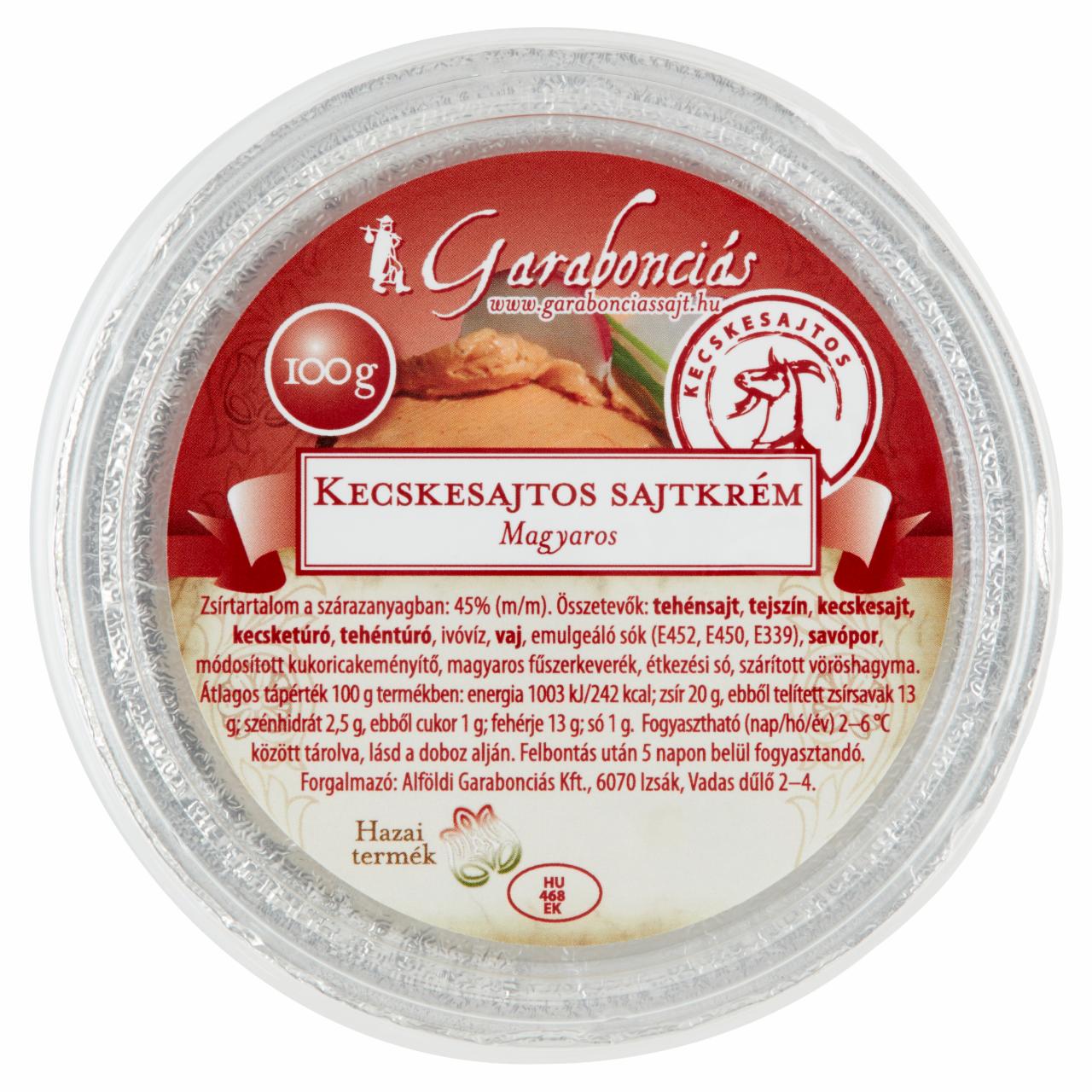 Képek - Garabonciás kecskesajtos magyaros sajtkrém 100 g
