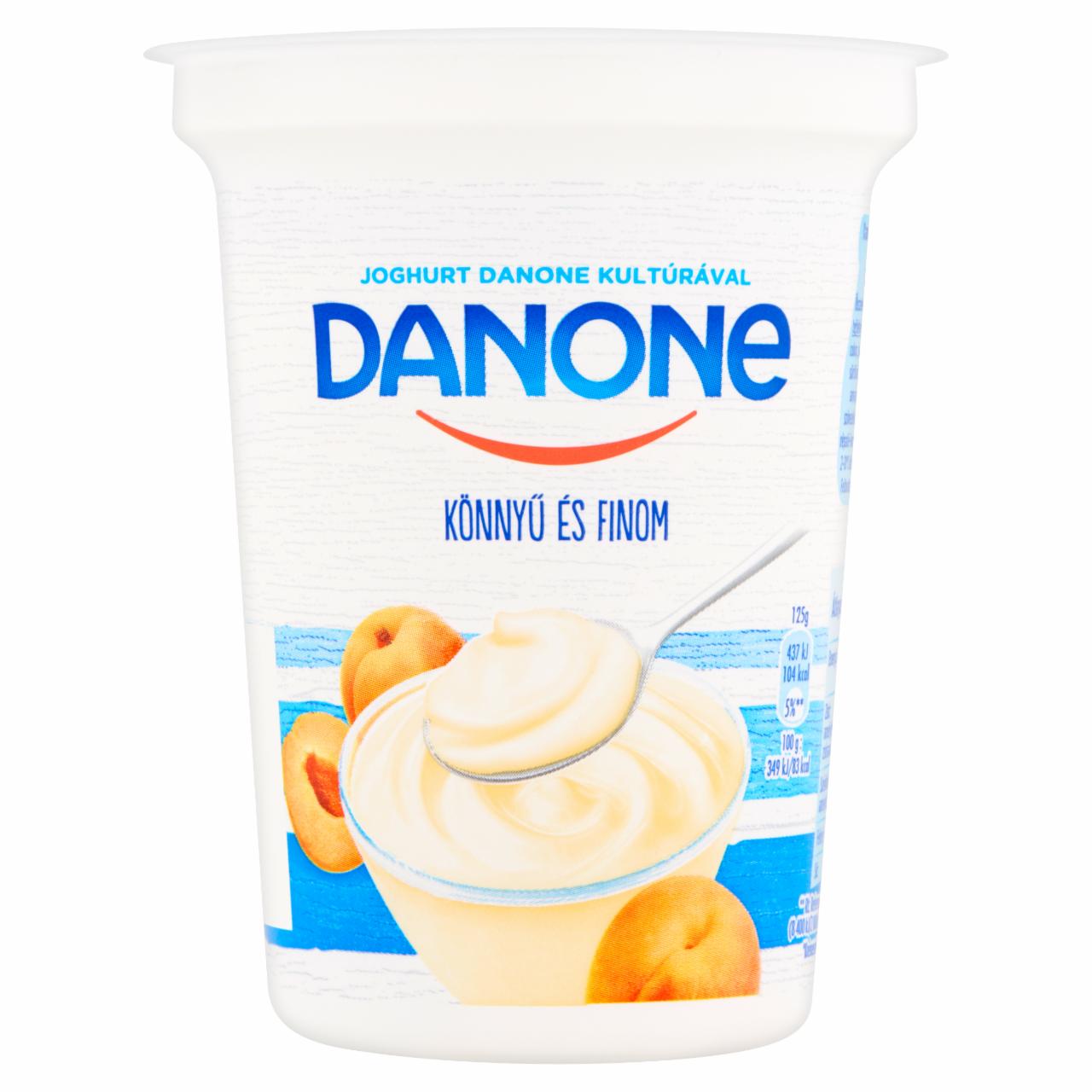 Képek - Danone sárgabarackízű, élőflórás, zsírszegény joghurt 400 g