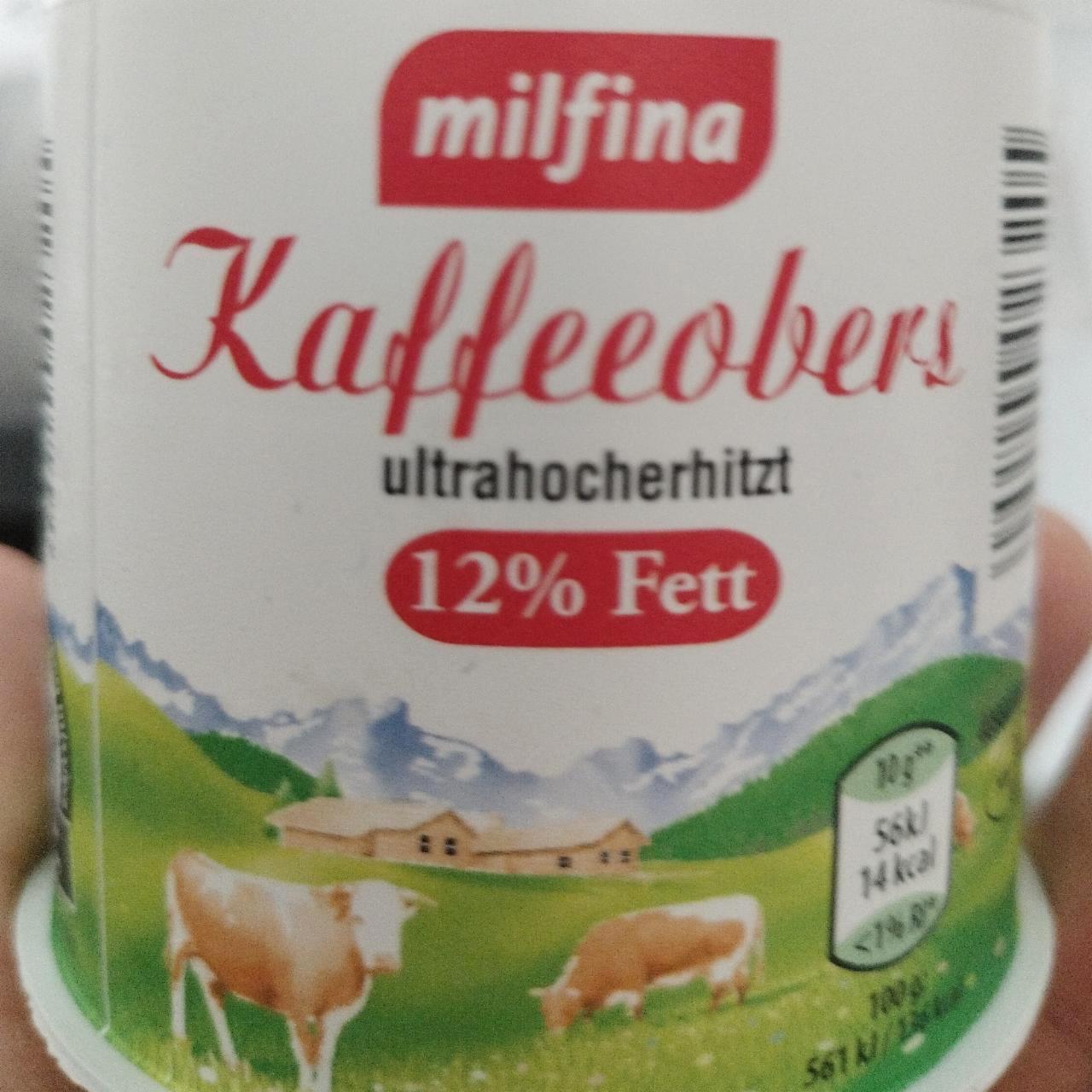 Képek - Kaffeeobers 12% kávé tejszín Milfina